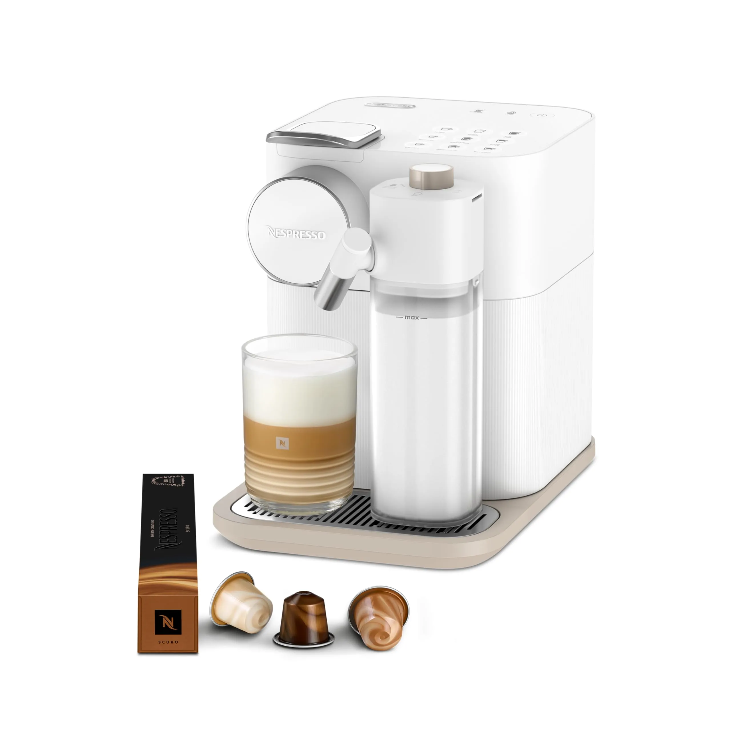 De'Longhi Nespresso Gran Lattissima EN640.B Macchina per Caffè Automatica a Capsule, Nero - immagine 1