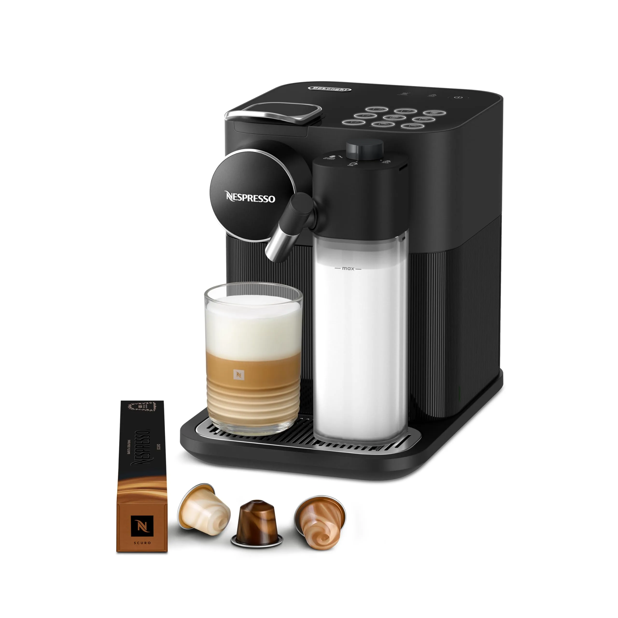 Nespresso Gran Lattissima EN650.B De'Longhi Coffee Machine, Black - immagine 1