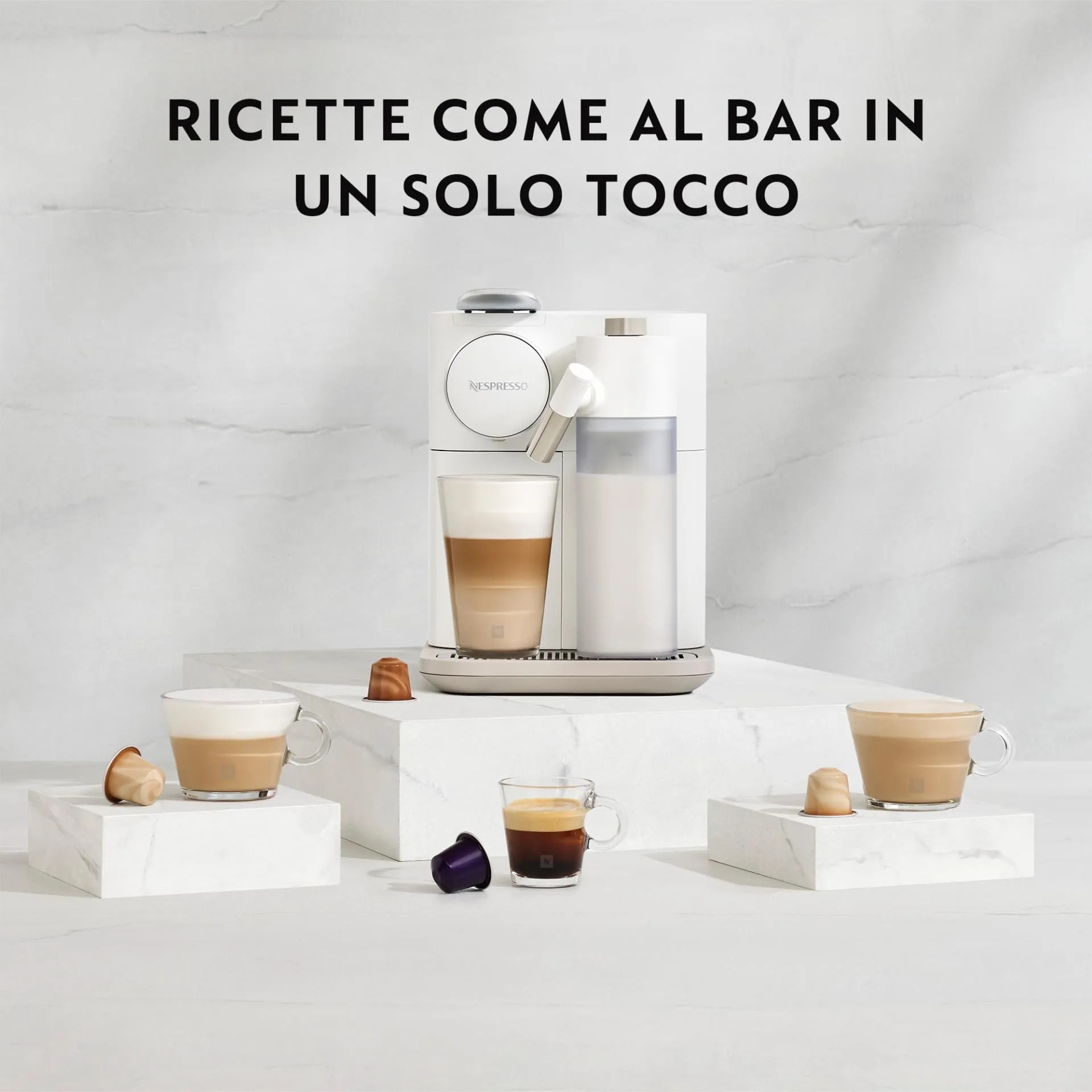 Nespresso Gran Lattissima EN650.B De'Longhi Coffee Machine, Black - immagine 6