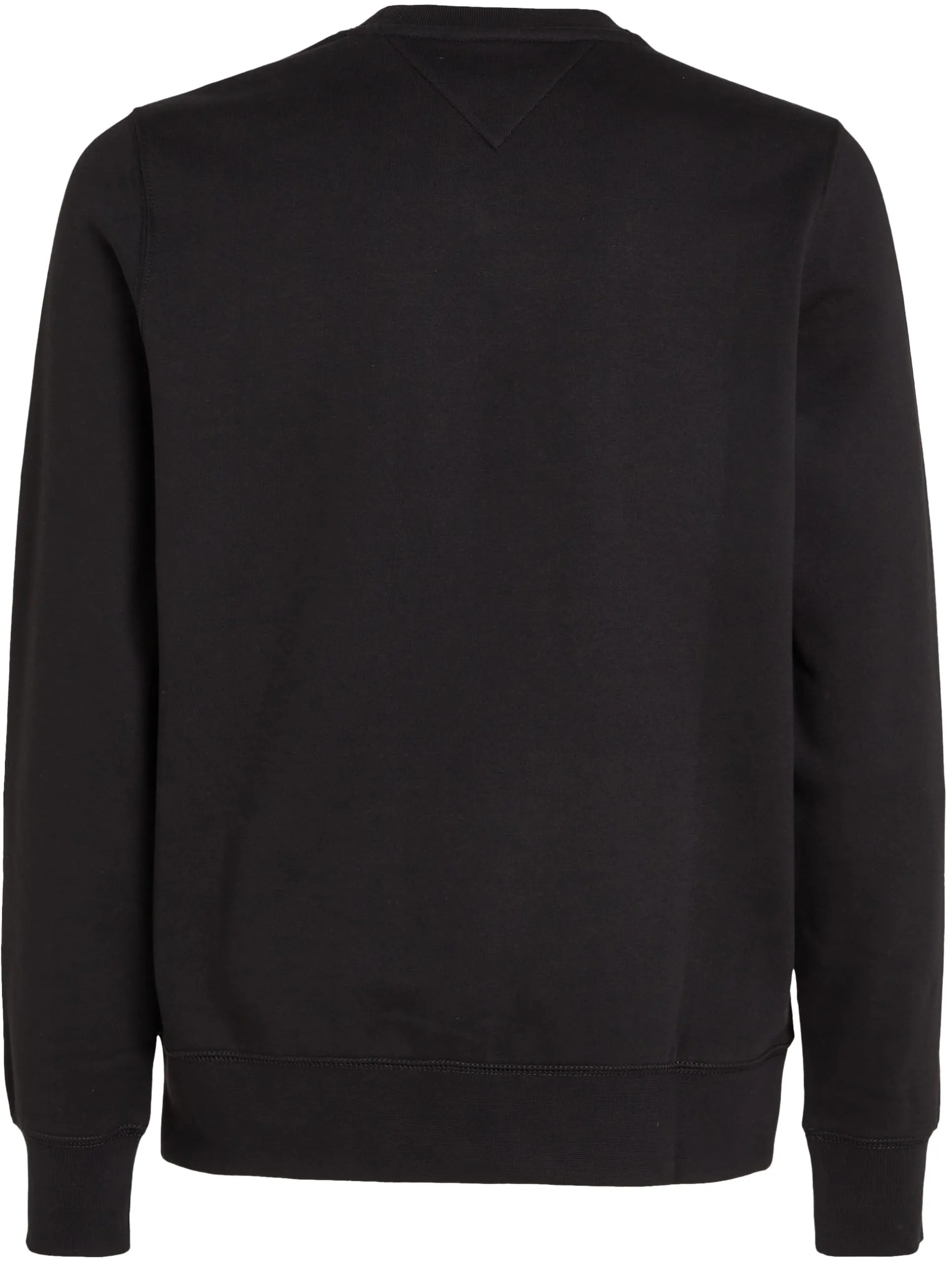 Tommy Hilfiger Felpa Uomo Logo Senza Cappuccio, Nero, XL - immagine 6