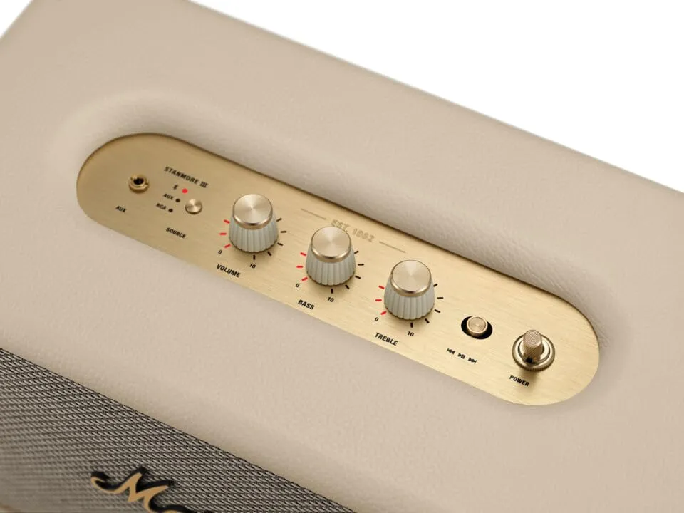 Marshall Stanmore III Altoparlante Bluetooth, Crema - immagine 10