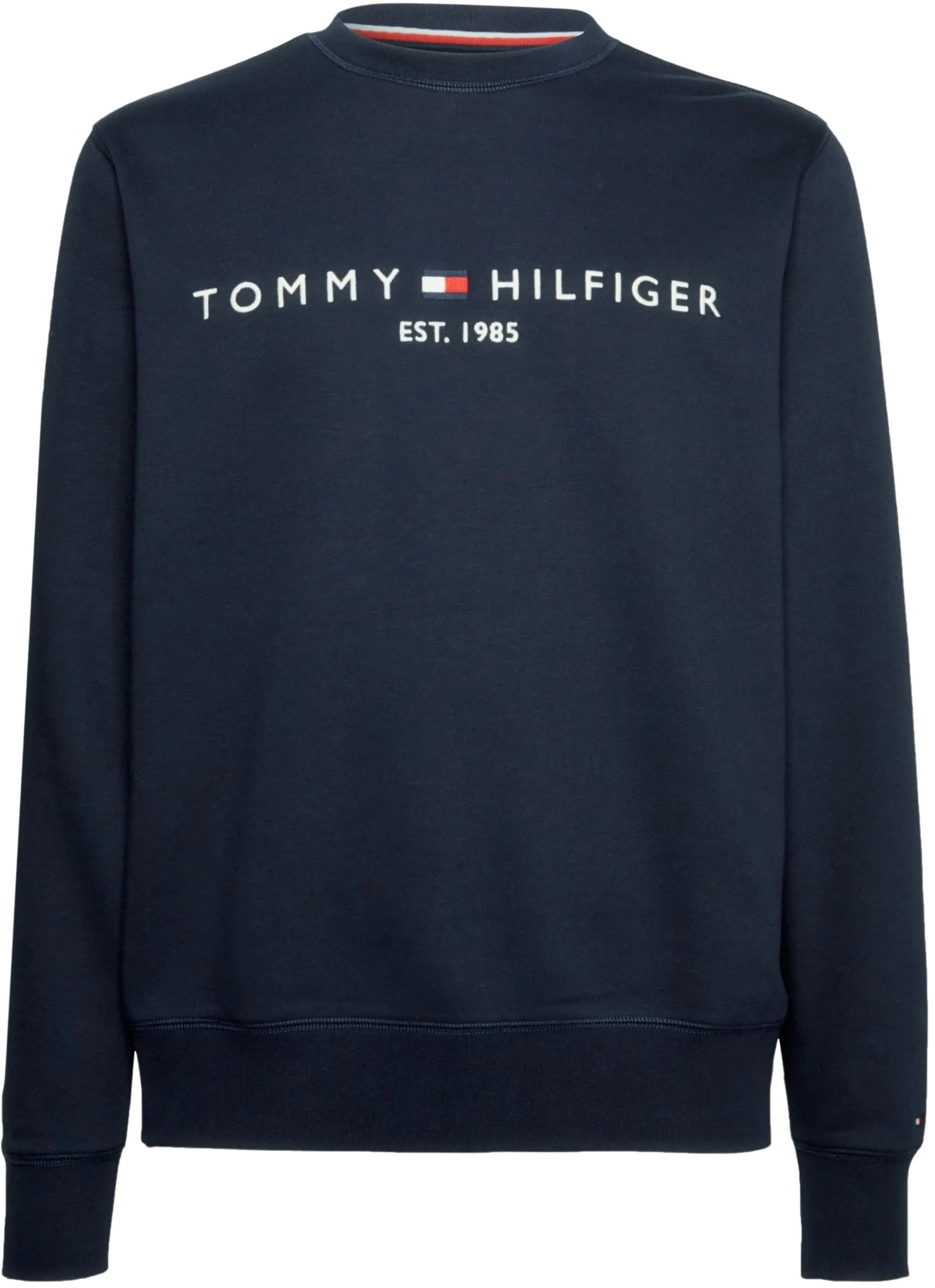 Tommy Hilfiger Felpa Tommy Logo Senza Cappuccio, Blu Desert Sky, M - immagine 5