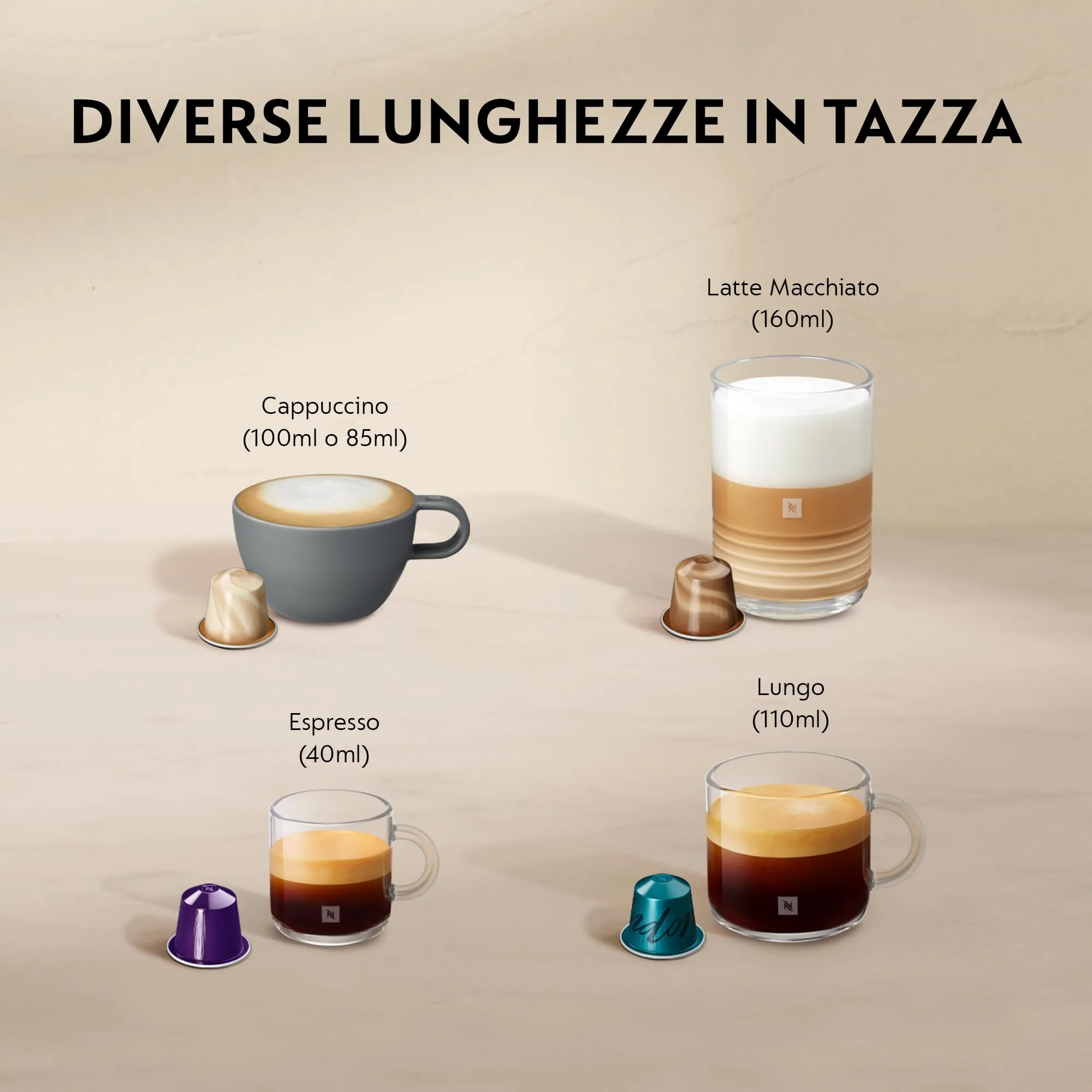 Nespresso DeLonghi Gran Lattissima EN640.B Schwarz - immagine 4