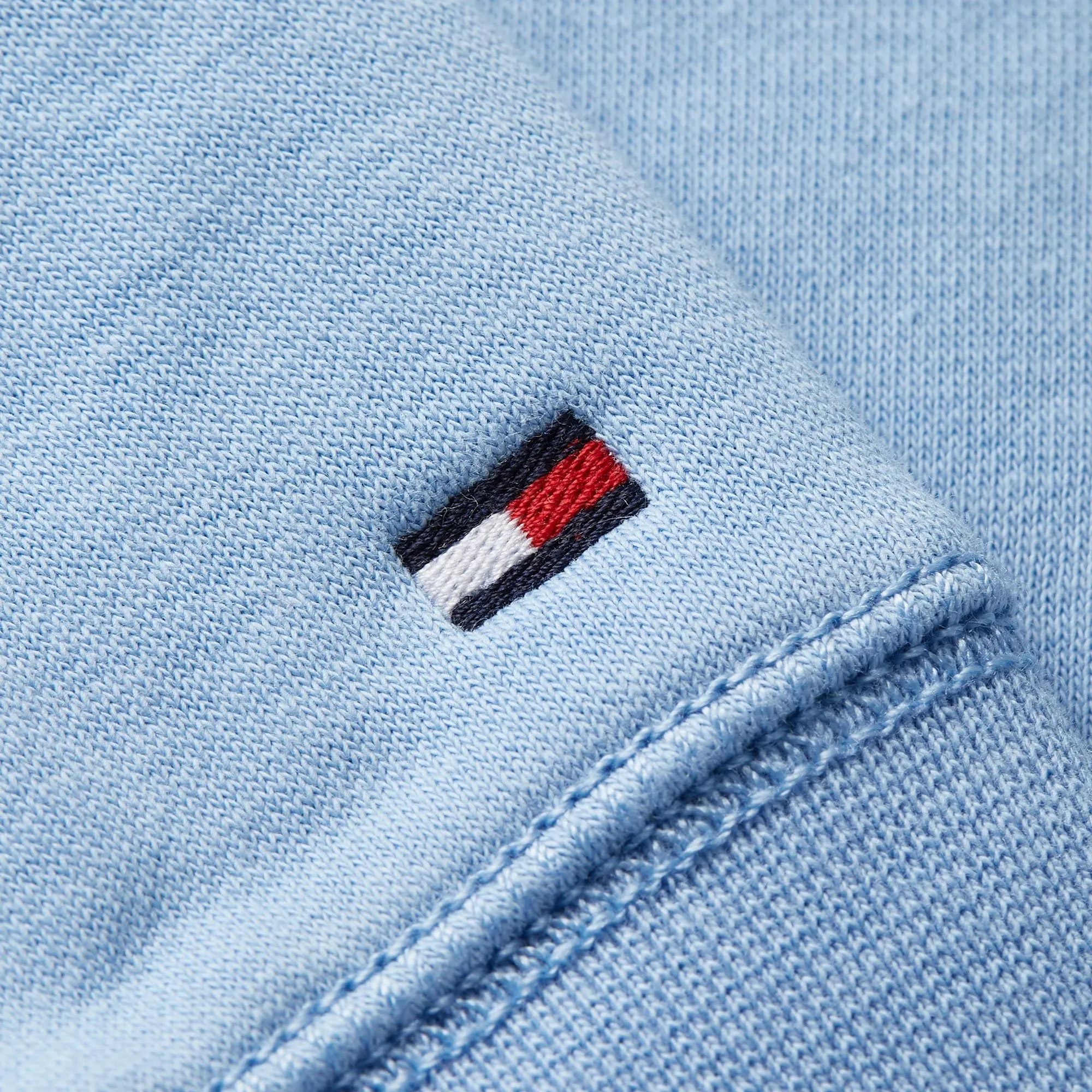 Tommy Hilfiger Felpa Uomo Tommy Logo senza Cappuccio, Blu (Vessel Blue), XL - immagine 5