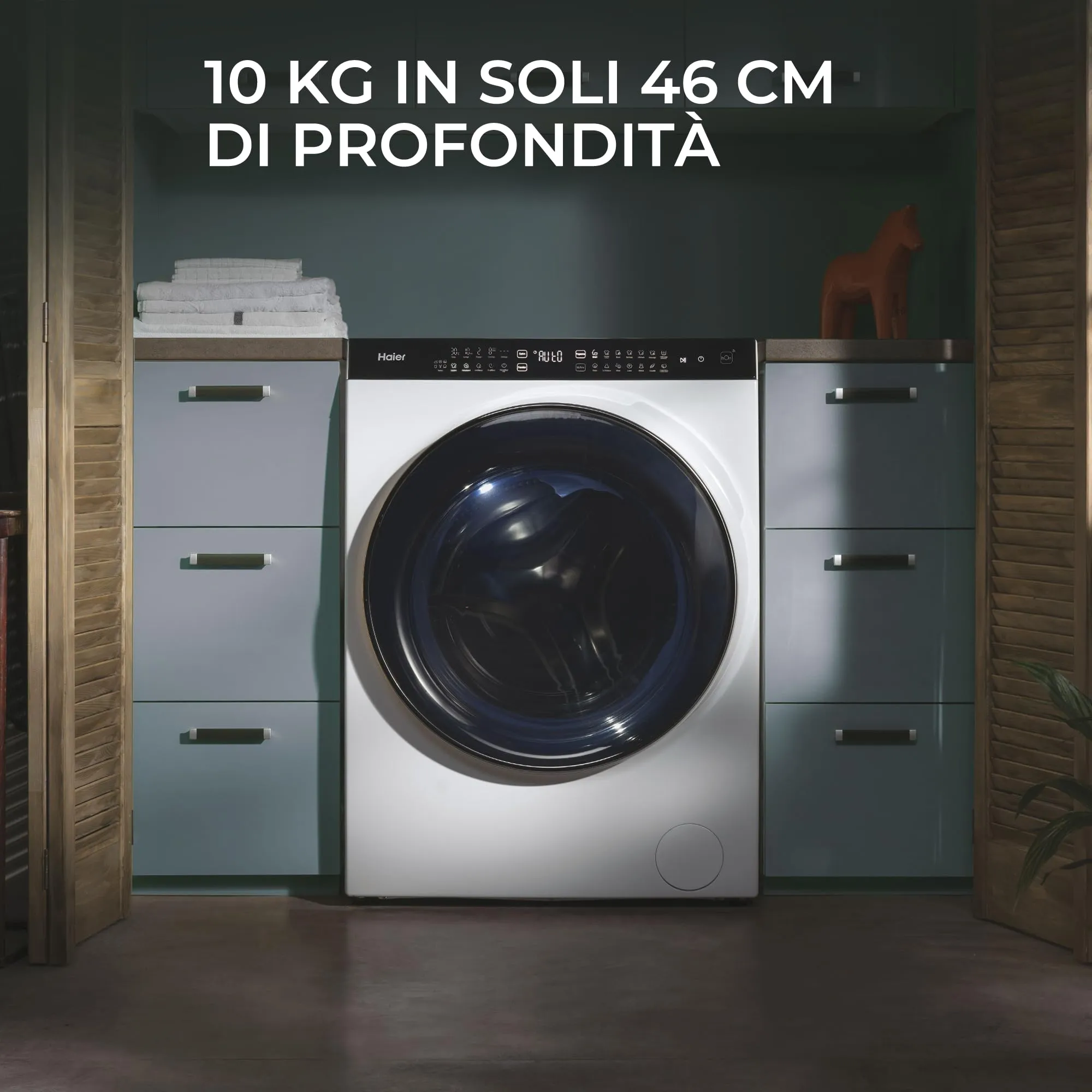 Haier SuperDrum Slim Lavasciuga 10+6 kg, Classe A/D, Motore Direct Motion, Wi-Fi hOn, Bianco – HWD100-BD1499U1N - immagine 4