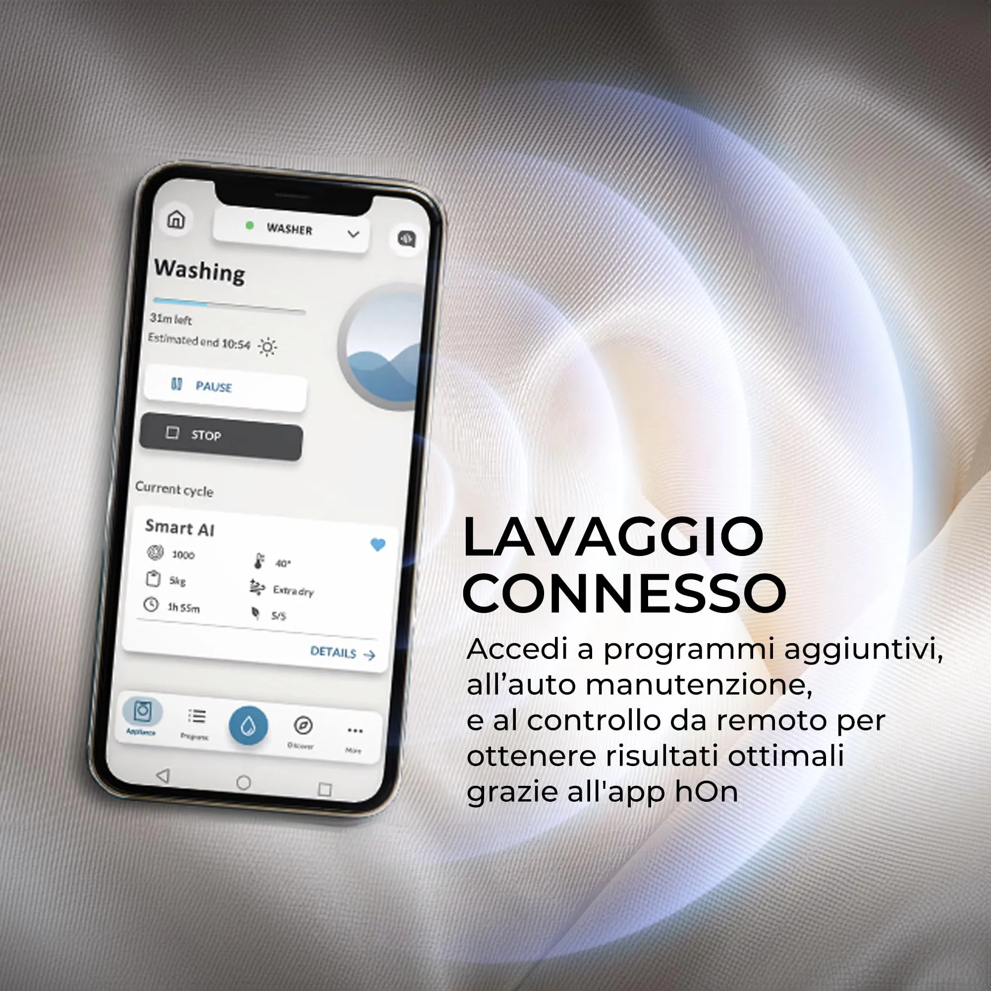Haier SuperDrum Slim Lavasciuga 10+6 kg, Classe A/D, Motore Direct Motion, Wi-Fi hOn, Bianco – HWD100-BD1499U1N - immagine 11