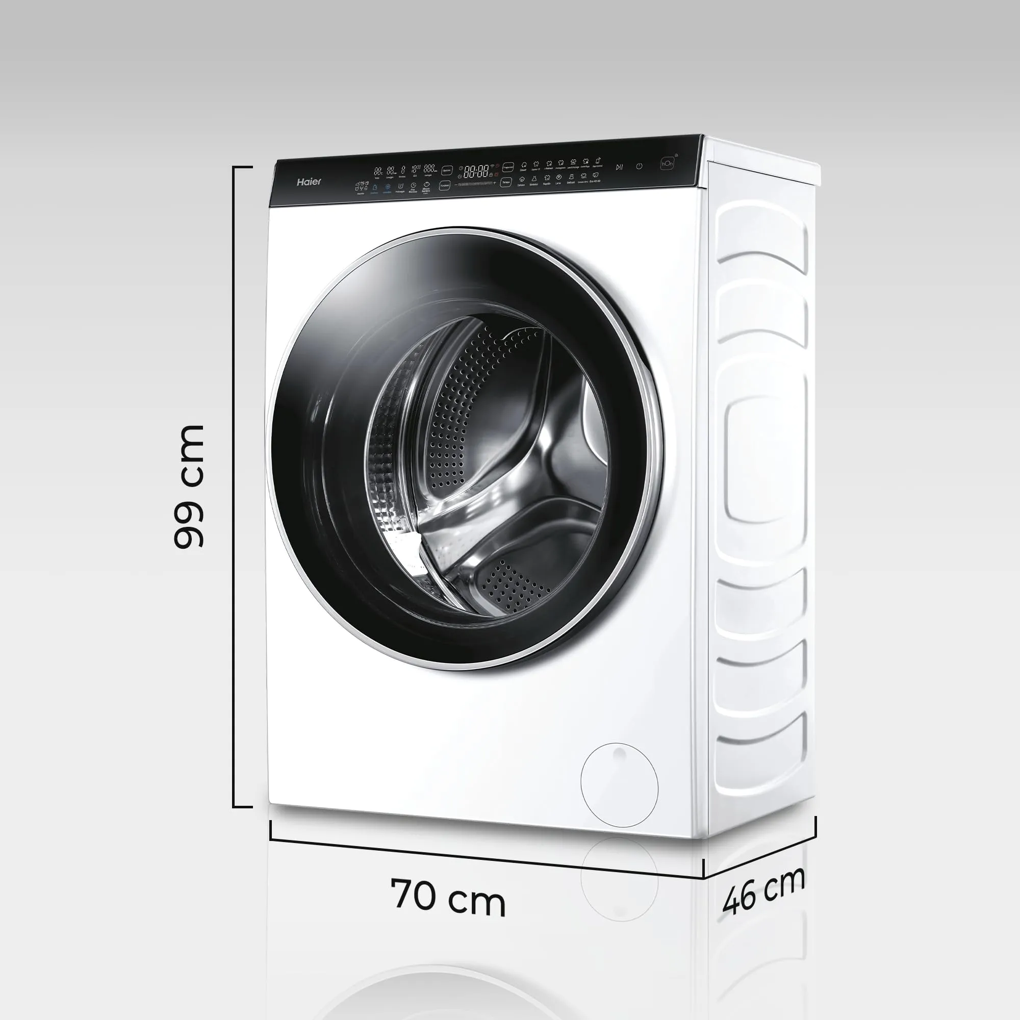Haier SuperDrum Slim Lavasciuga 10+6 kg, Classe A/D, Motore Direct Motion, Wi-Fi hOn, Bianco – HWD100-BD1499U1N - immagine 12