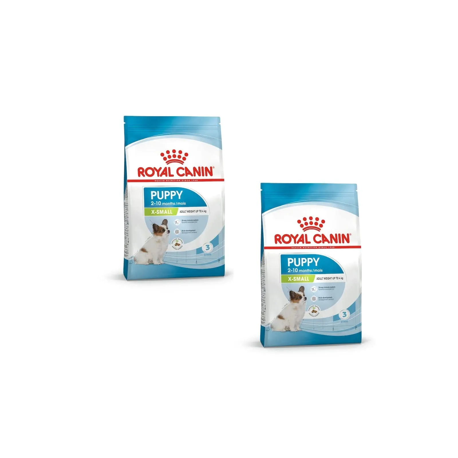 Royal Canin X-Small Puppy, Alimento secco per cuccioli di razze molto piccole, 2 x 500 g - immagine 1