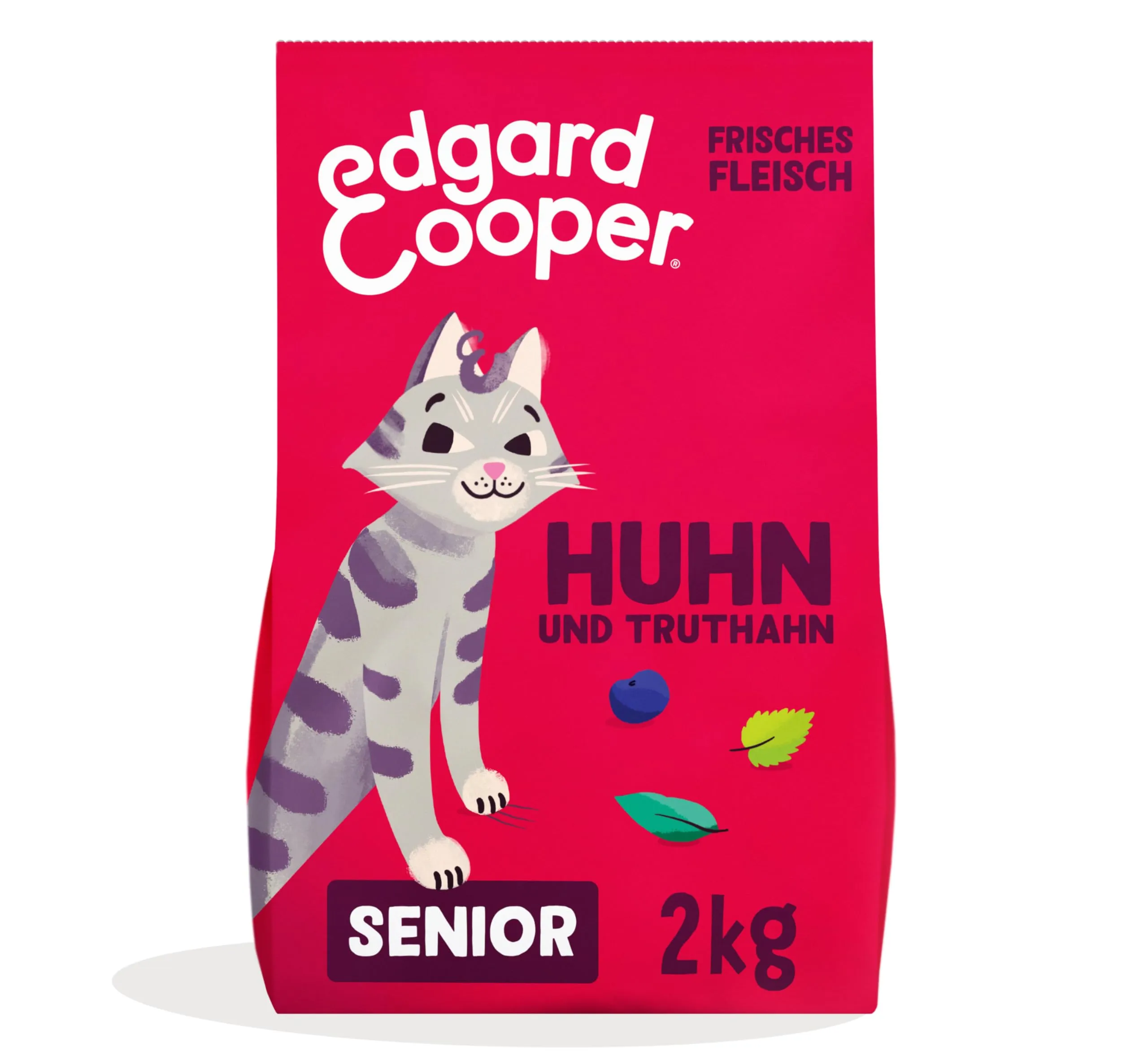 Edgard & Cooper Cibo per gatti senza cereali, Pollo e Tacchino, 2 kg - immagine 1