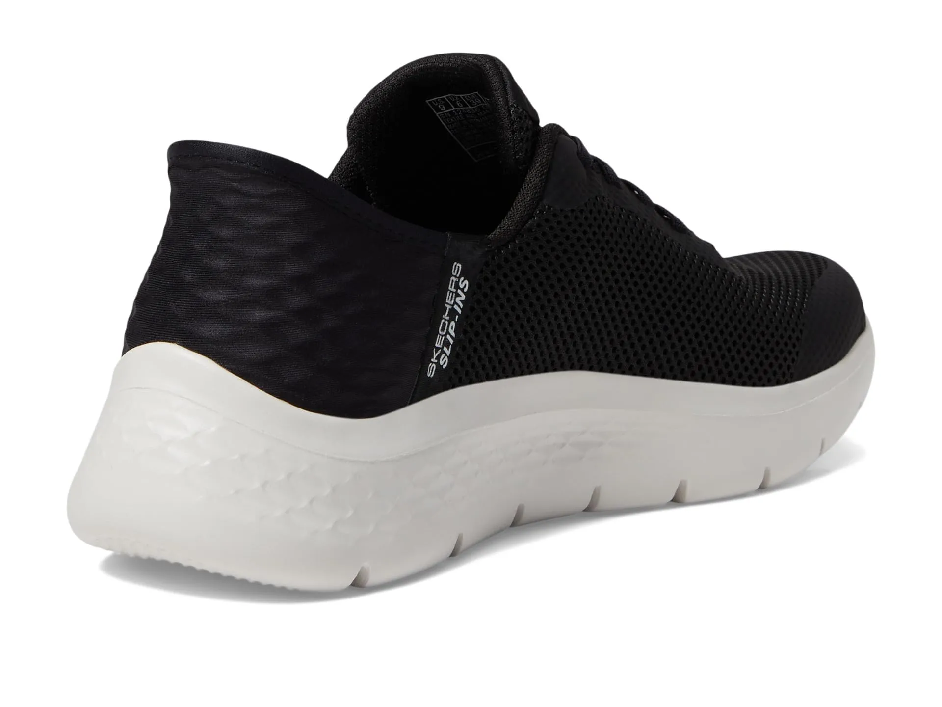 Skechers Go Walk Flex Scarpe da ginnastica Donna - Black Textile White Trim - 40 EU - immagine 6