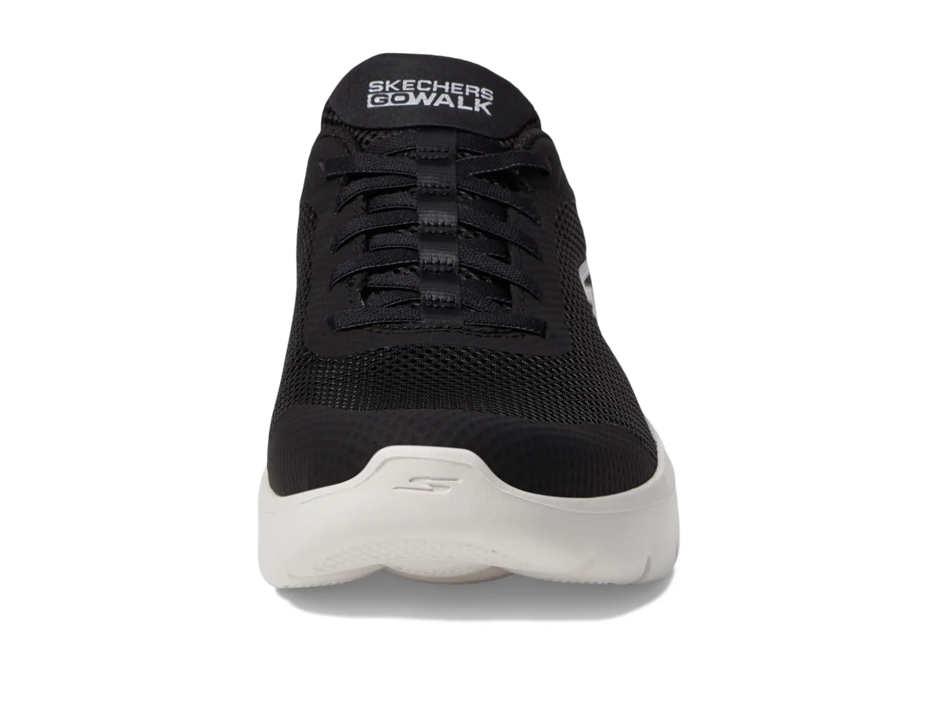 Skechers Go Walk Flex Scarpe da ginnastica Donna - Black Textile White Trim - 40 EU - immagine 7