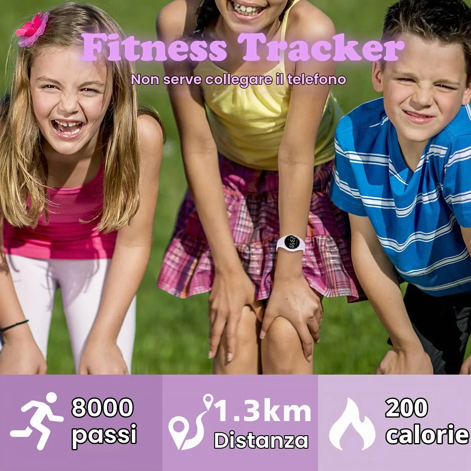BEN NEVIS Orologio da Polso Sportivo Digitale per Bambini con Sveglia, Calorie e Contapassi - immagine 4