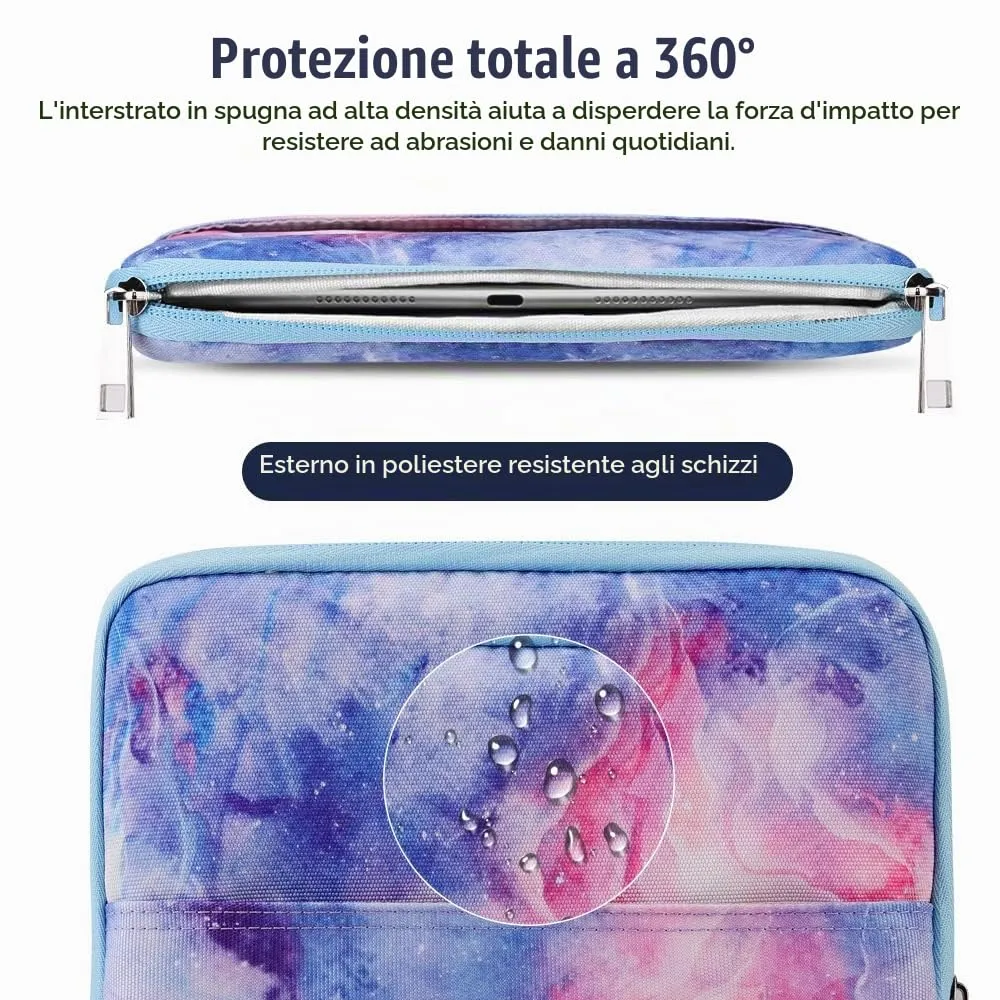 TiMOVO Custodia per Tablet 9-11", Nebulose Fantastiche - immagine 5