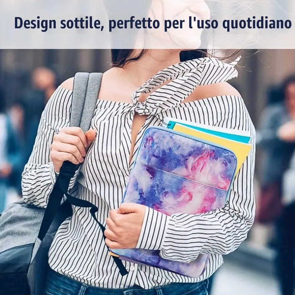 TiMOVO Custodia per Tablet 9-11", Nebulose Fantastiche - immagine 6
