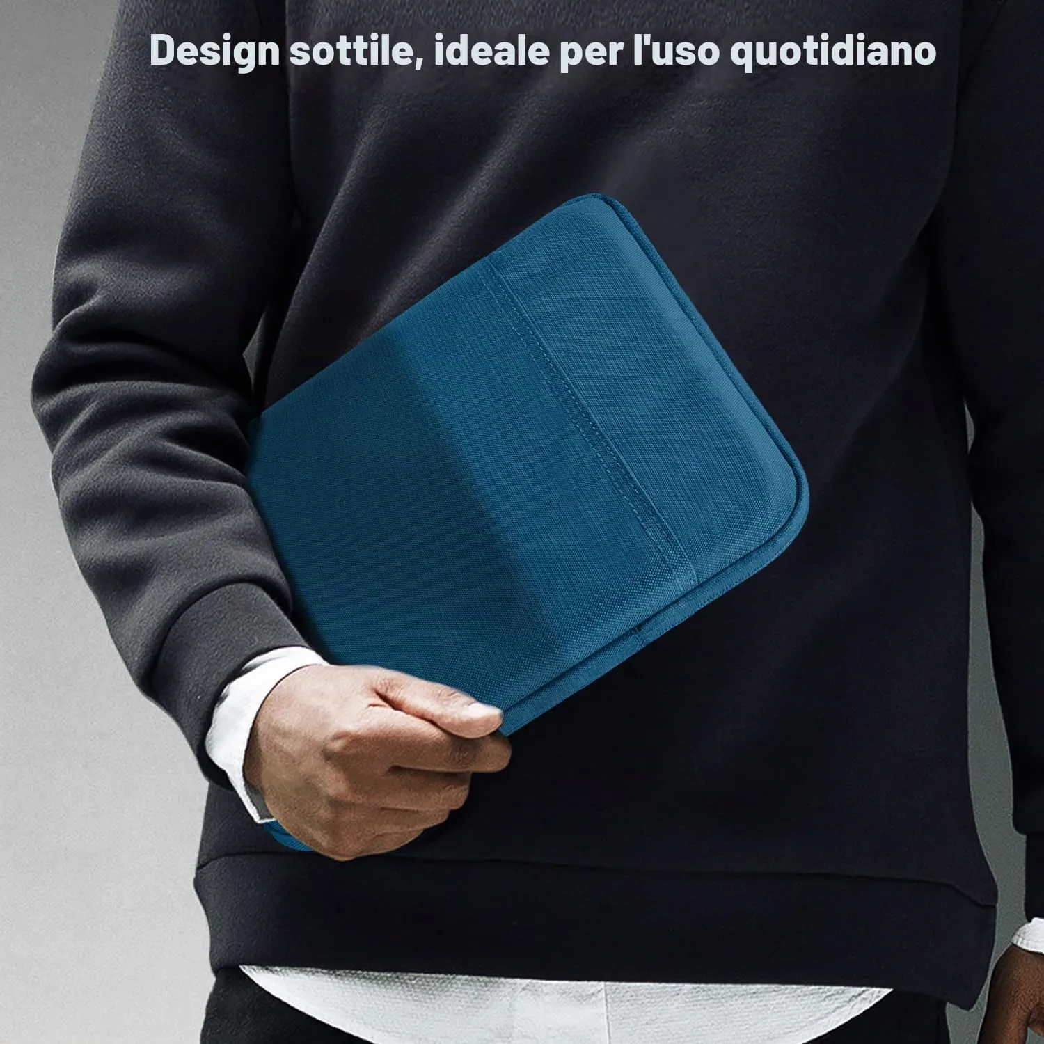 TiMOVO Custodia per Tablet 9-11", Blu Pavone - immagine 5