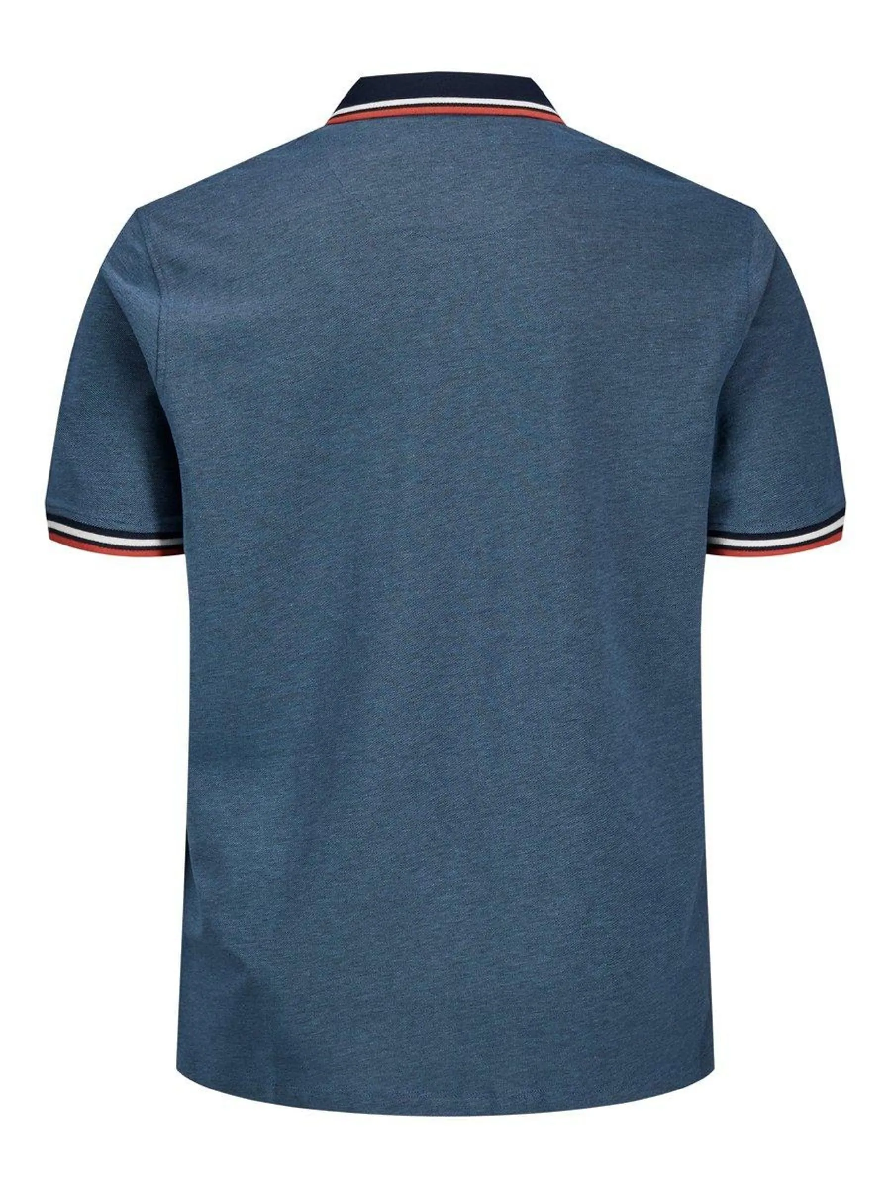 Jack & Jones JJepaulos Polo SS Noos Pls, Denim Blue, 8XL - immagine 4