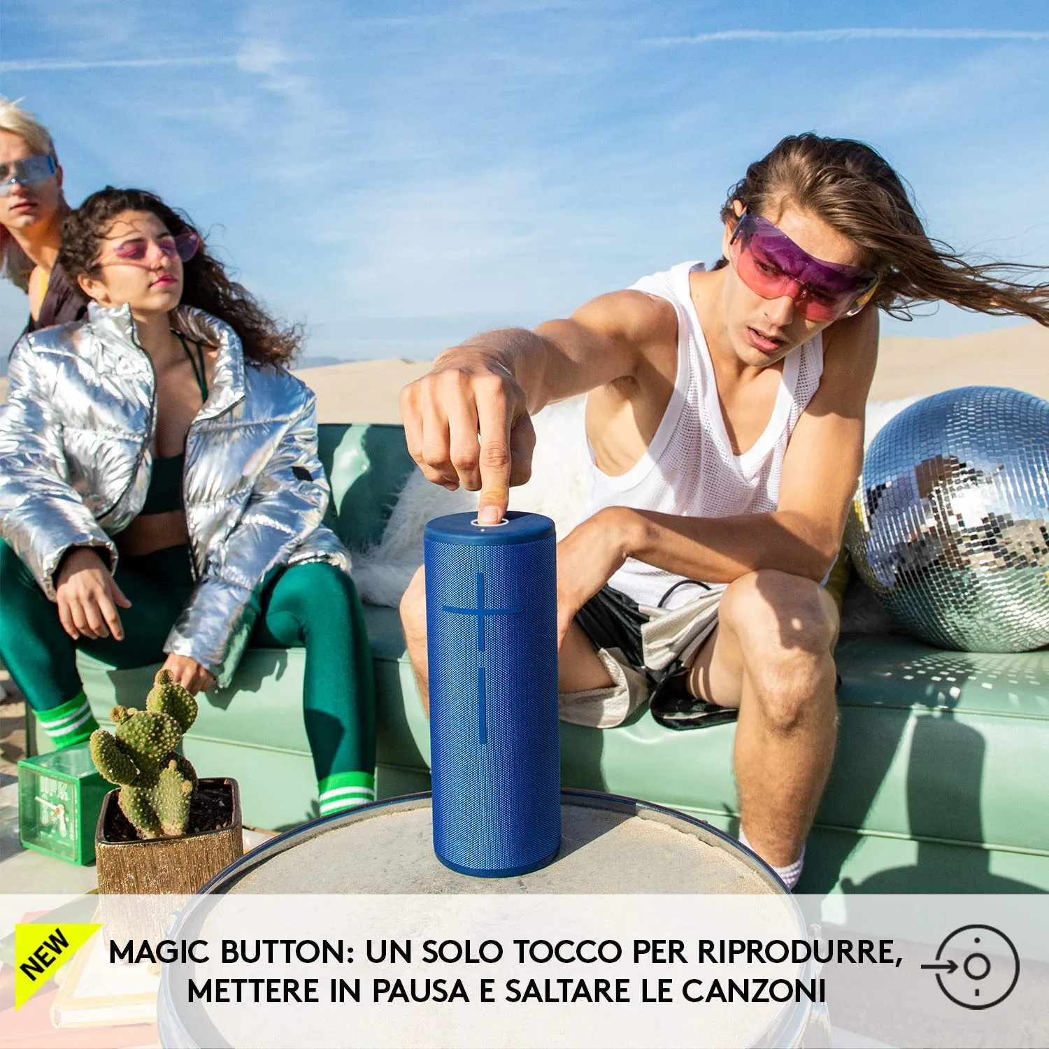 Ultimate Ears Megaboom 3 Altoparlante Wireless Bluetooth Portatile, Nero (Night Black) - immagine 5
