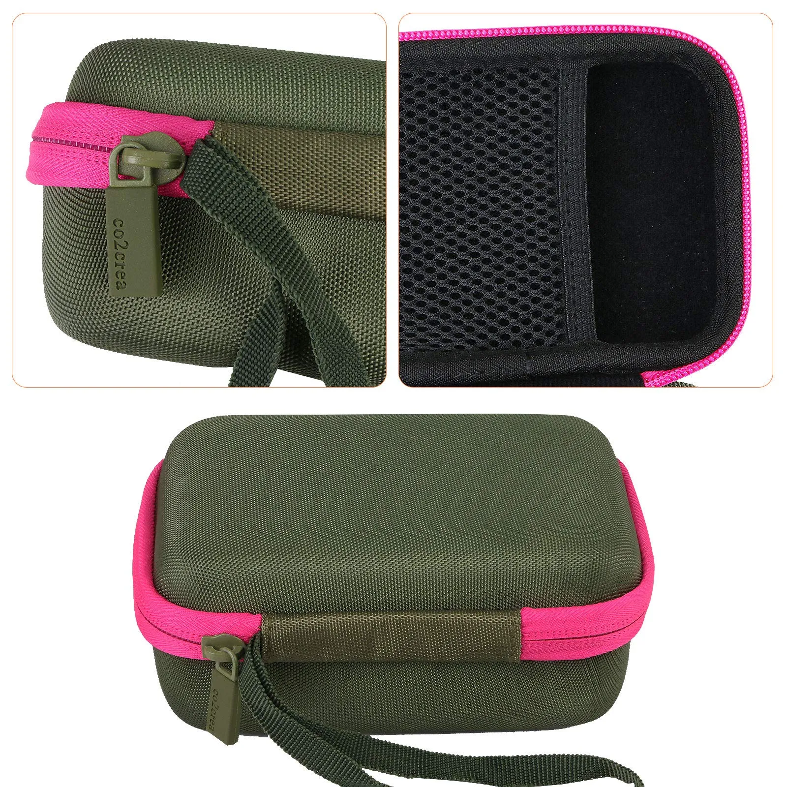 co2CREA Custodia di viaggio per JBL GO 5/4/3/3Eco Speaker Portatile - immagine 3