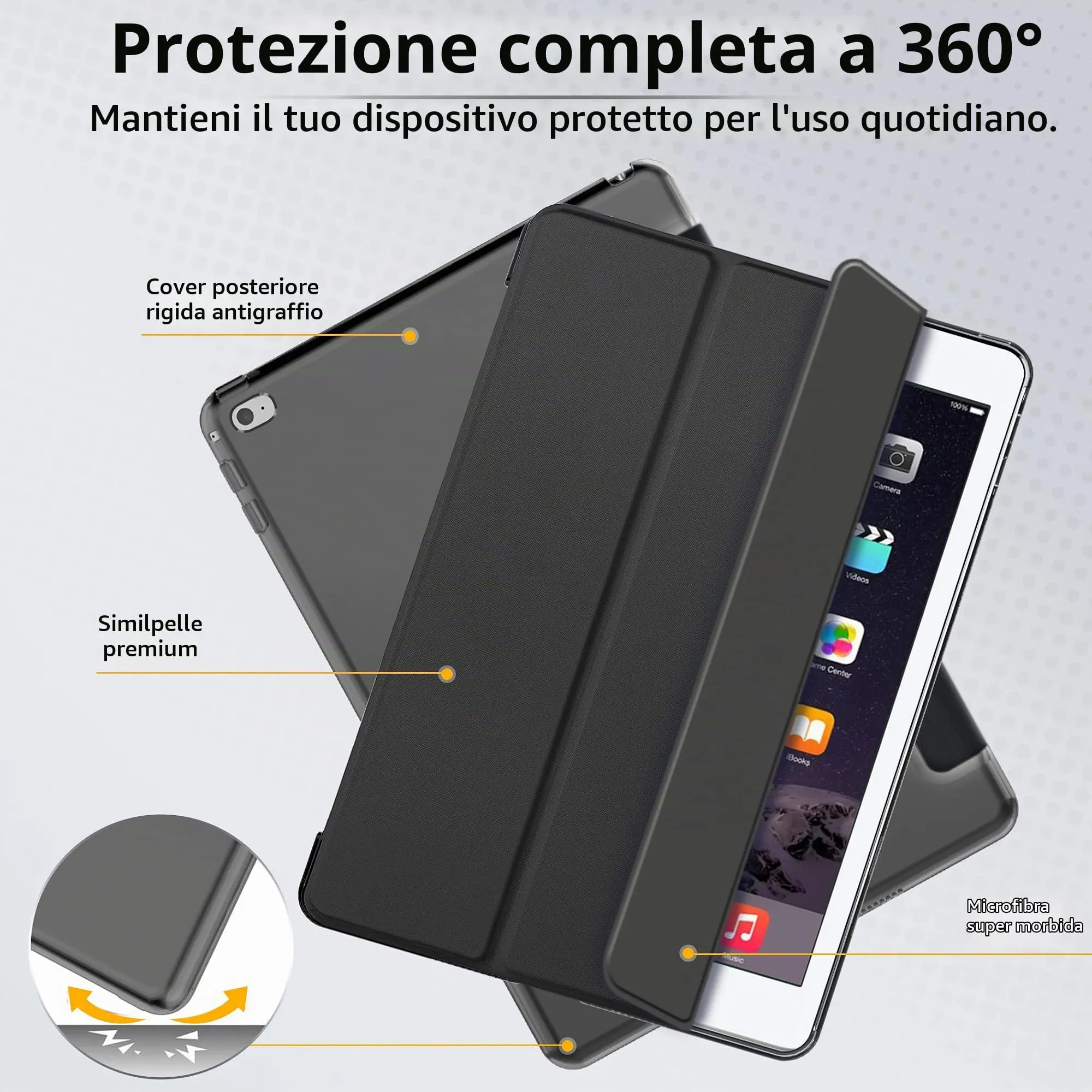 EasyAcc Custodia per iPad Air 2, Cover Ultra Sottile - immagine 7