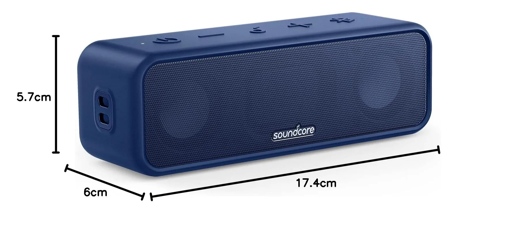 Soundcore 3 by Anker Portable Bluetooth Speaker, 16W, IPX7, 24 Hours - immagine 9