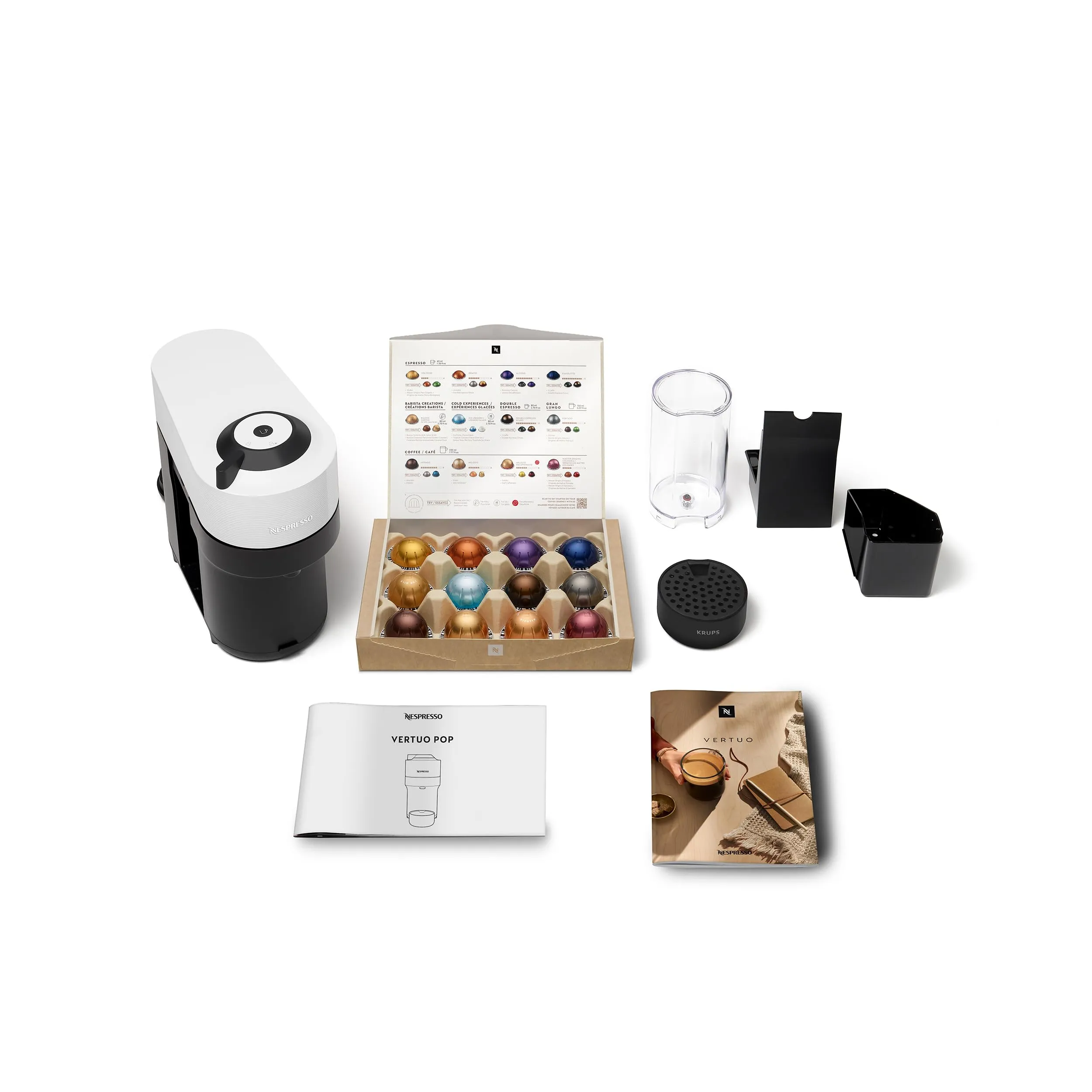 Krups Nespresso Vertuo Pop, White, XN9201K - immagine 10