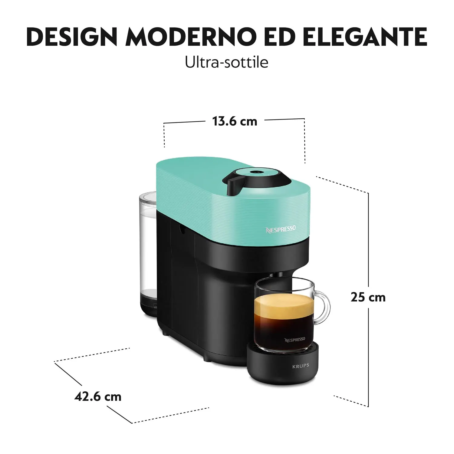 Krups Nespresso Vertuo Pop Aqua Mint XN9204K - immagine 9
