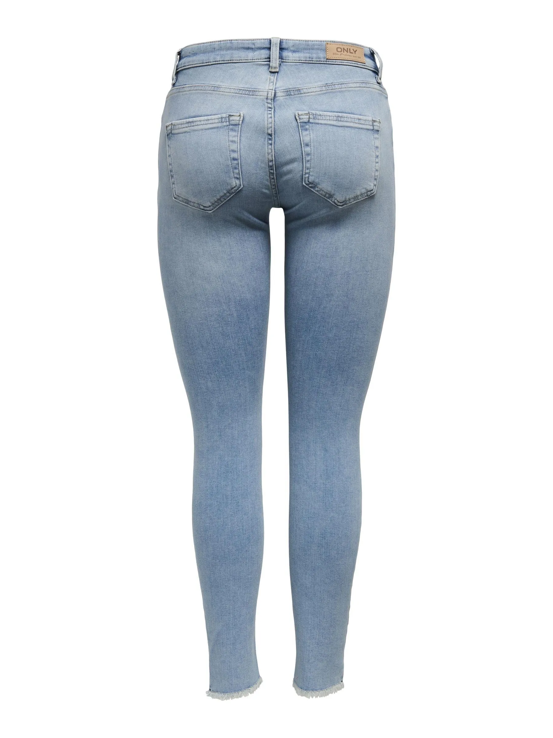 ONLY Onlpower Mid Push Up SK DEST DNM Rea935 Jeans, Light Medium Blue Denim, XS - immagine 3
