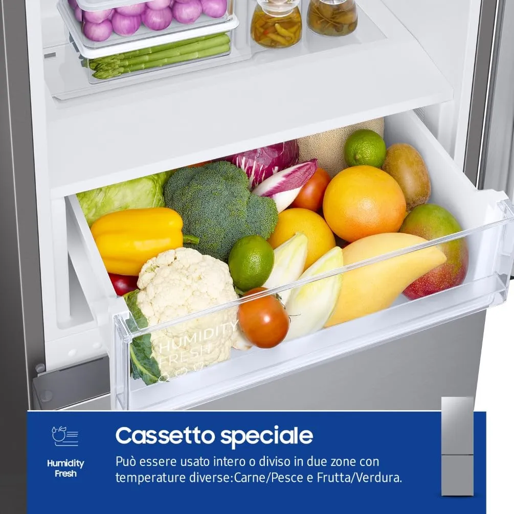 Samsung Frigorifero Combinato Ecoflex RB33B610ESA/EF, 344 L, Silver Inox - immagine 4