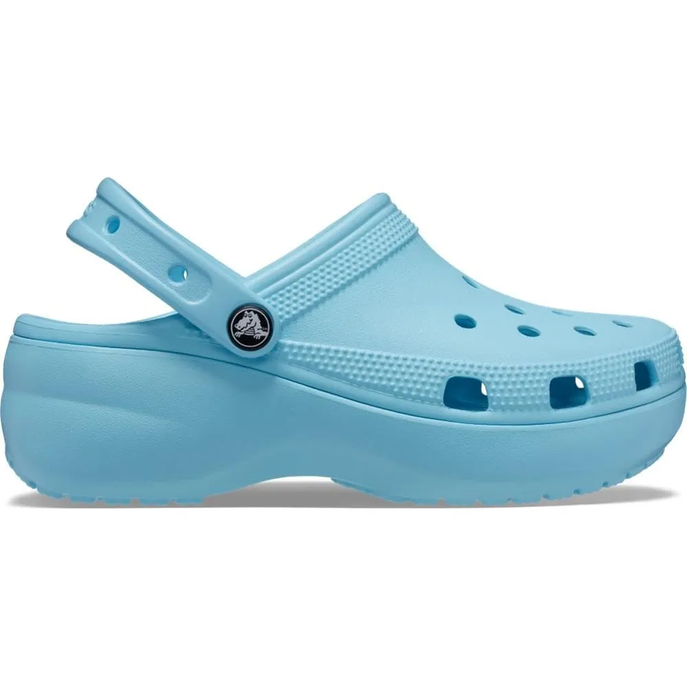 Crocs Zoccoli Classici con Plateau da Donna, Blu Artico, 38 EU - immagine 3