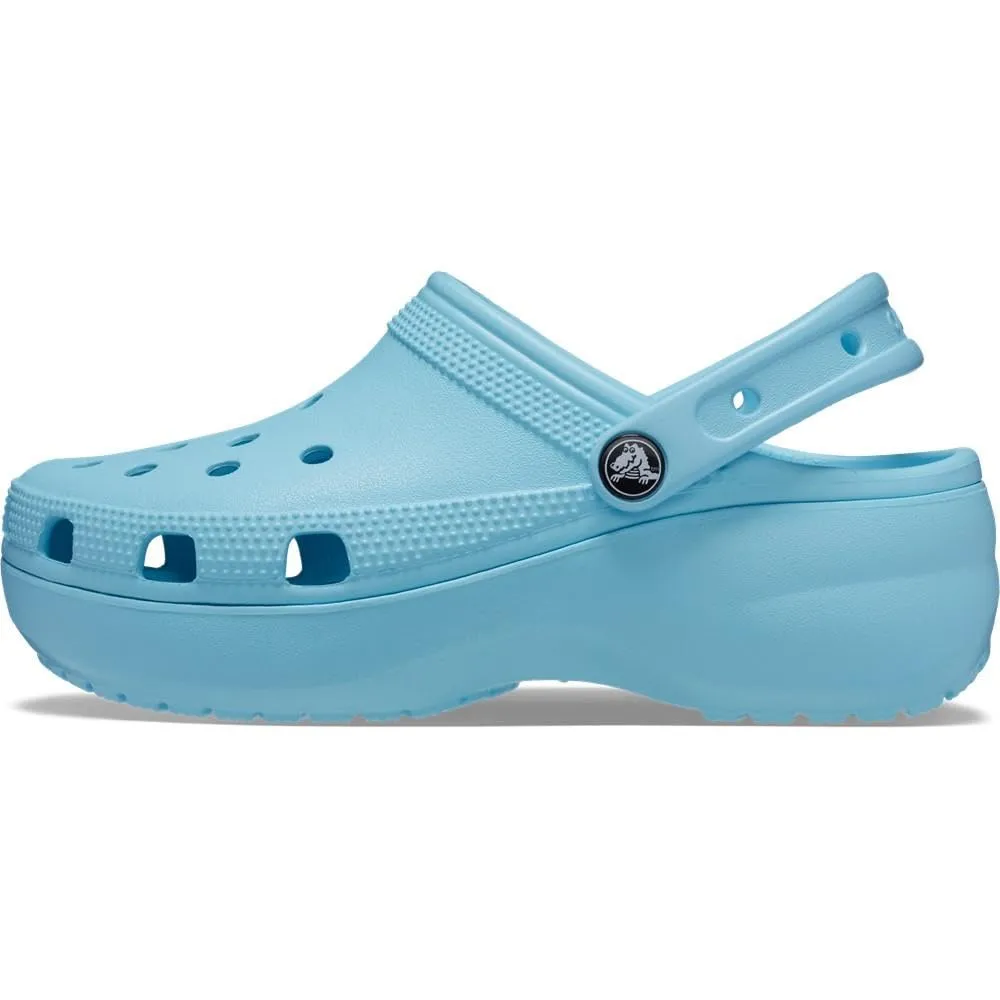 Crocs Zoccoli Classici con Plateau da Donna, Blu Artico, 38 EU - immagine 5