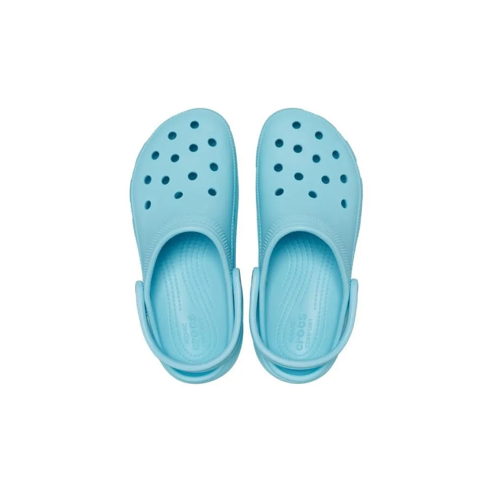 Crocs Zoccoli Classici con Plateau da Donna, Blu Artico, 38 EU - immagine 7