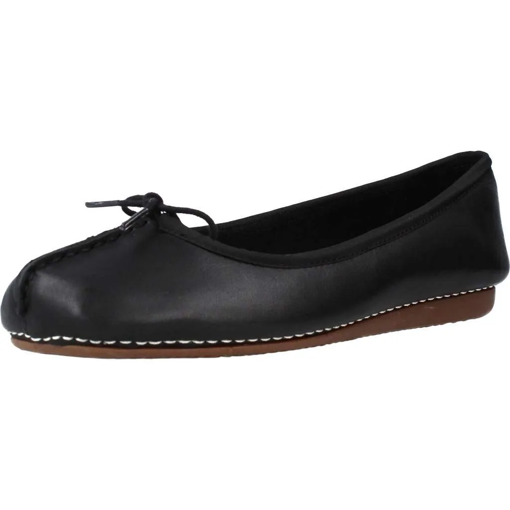 Clarks Freckle Ice Women's Black Leather, 5 - immagine 1