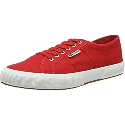 Superga 2750 Cotu Classic Men's Sneakers, Rosso Red White C90, 39 EU - immagine 1