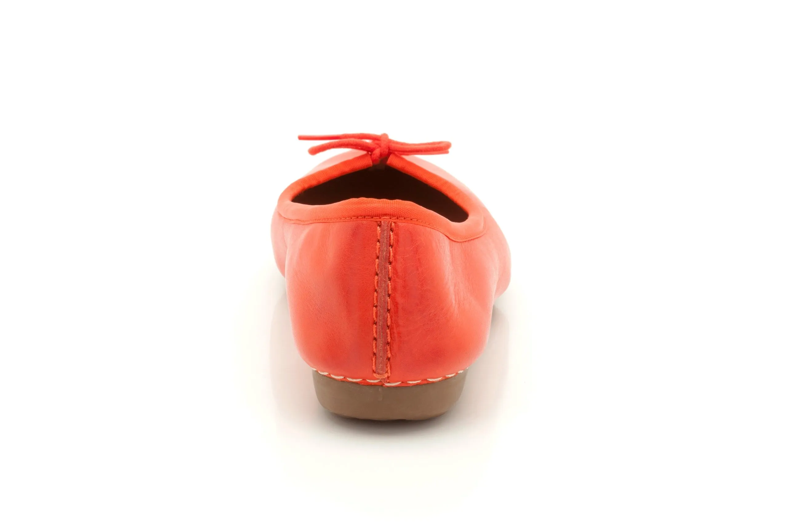 Clarks Freckle Ice Women's Ballerinas, Orange Leather, 35.5 EU - immagine 6