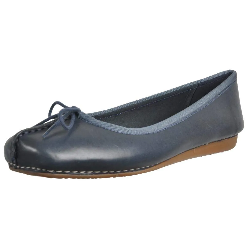 Clarks Freckle Ice Women's Navy Leather - immagine 1