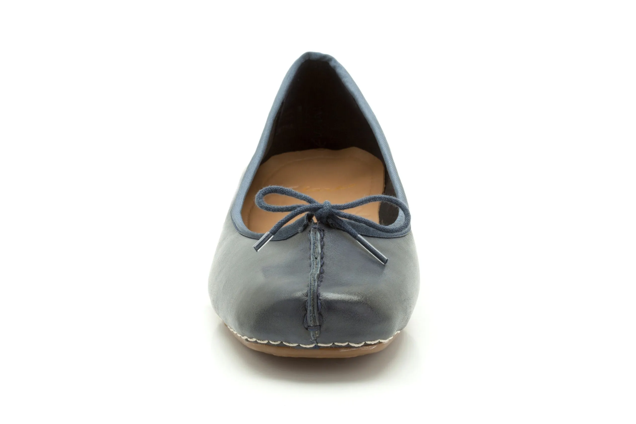 Clarks Freckle Ice Women's Navy Leather - immagine 6