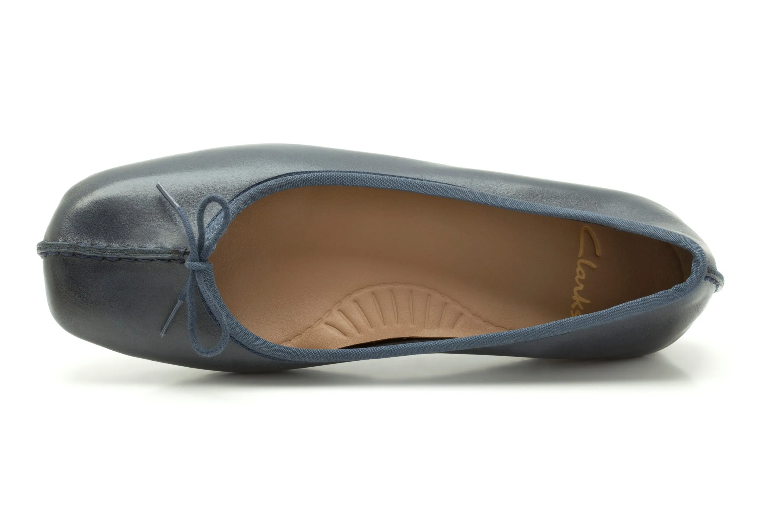 Clarks Freckle Ice Women's Navy Leather - immagine 9