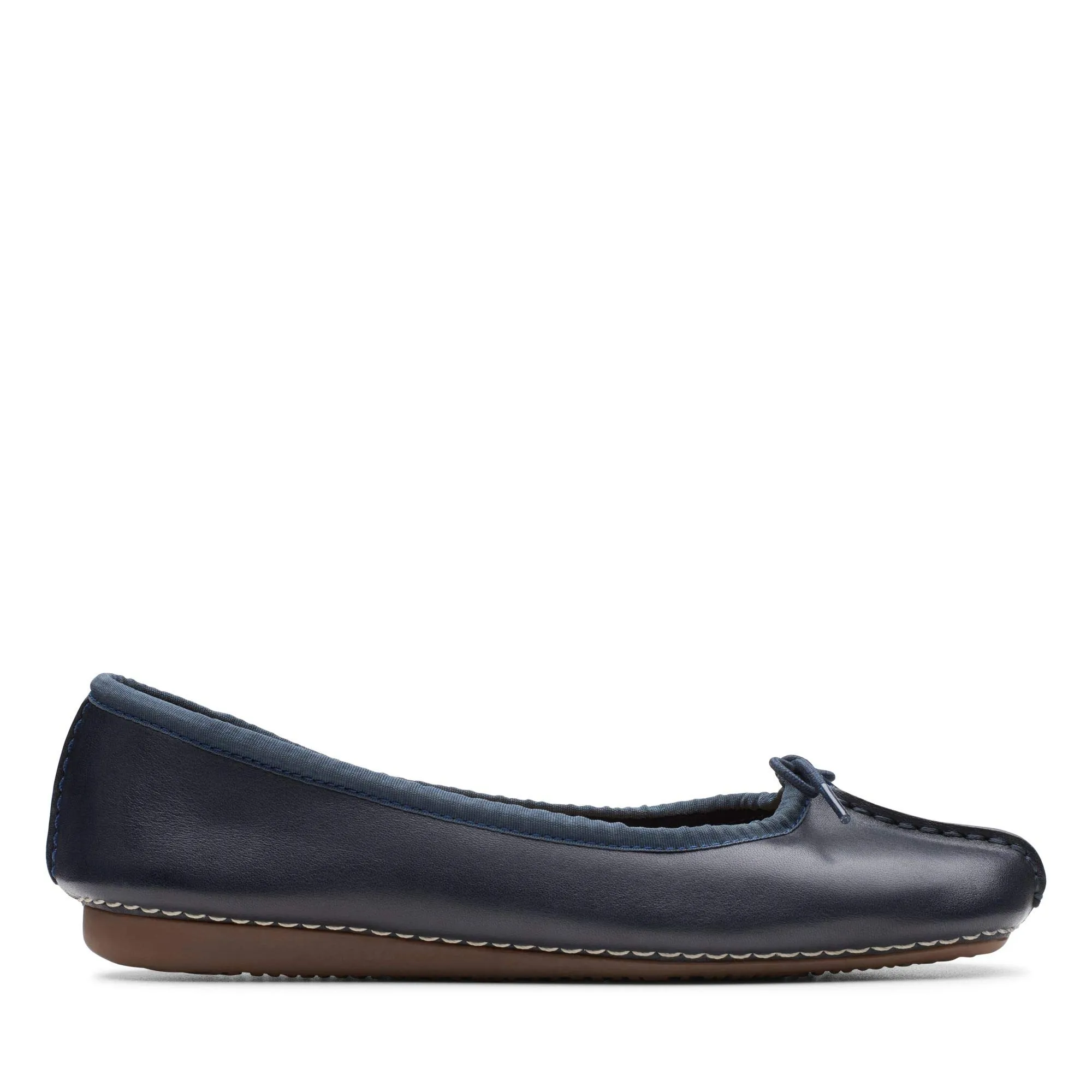 Clarks Freckle Ice Women's Ballerinas, Navy Leather, 36 EU - immagine 4