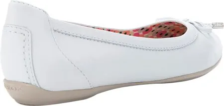 Geox D Charlene B Ballerine Donna - Pelle Nappa Bianco - immagine 3