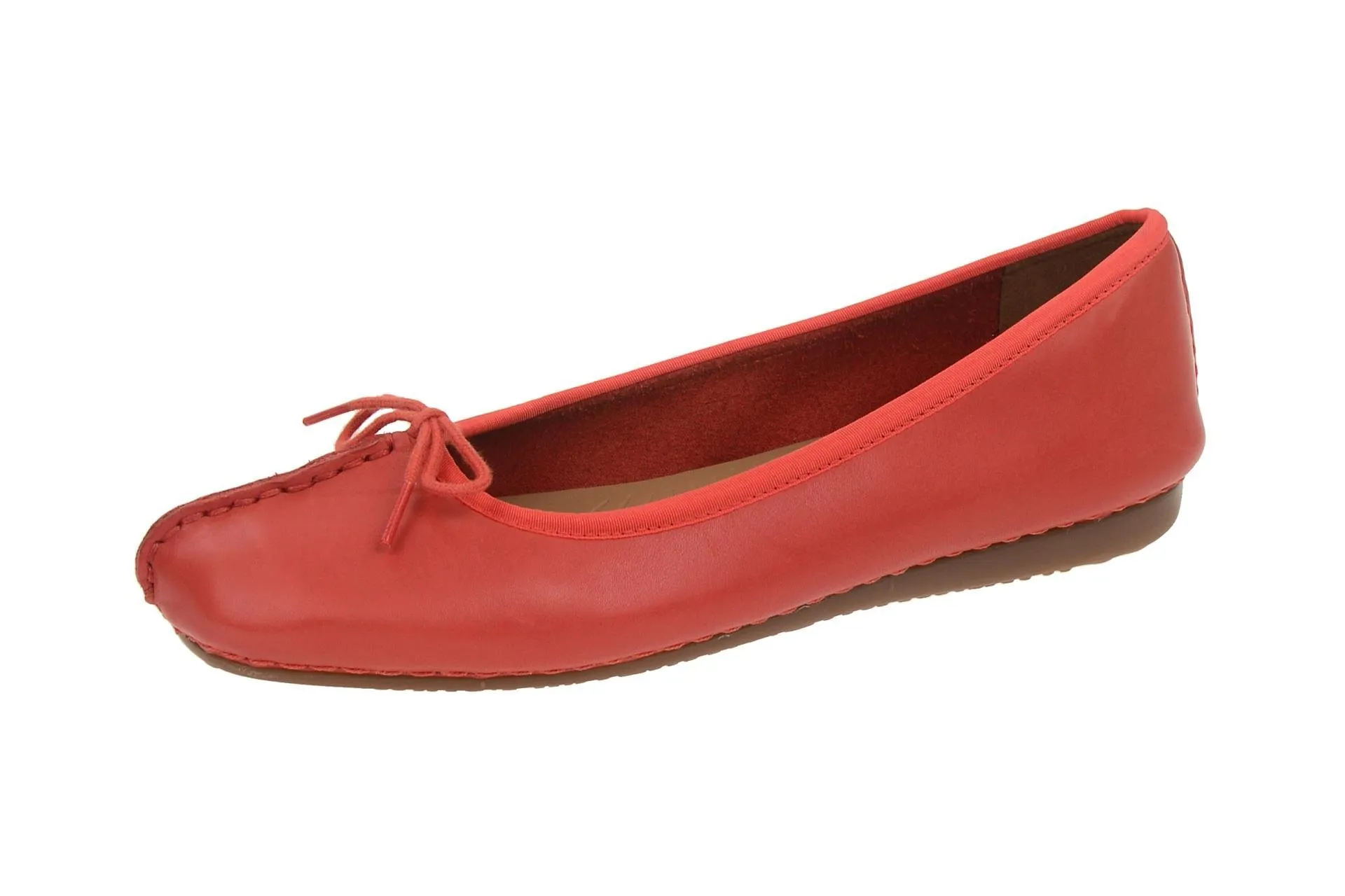 Clarks Freckle Ice Women's Ballerinas, Rosso Grenadine Lea, 37 EU - immagine 1