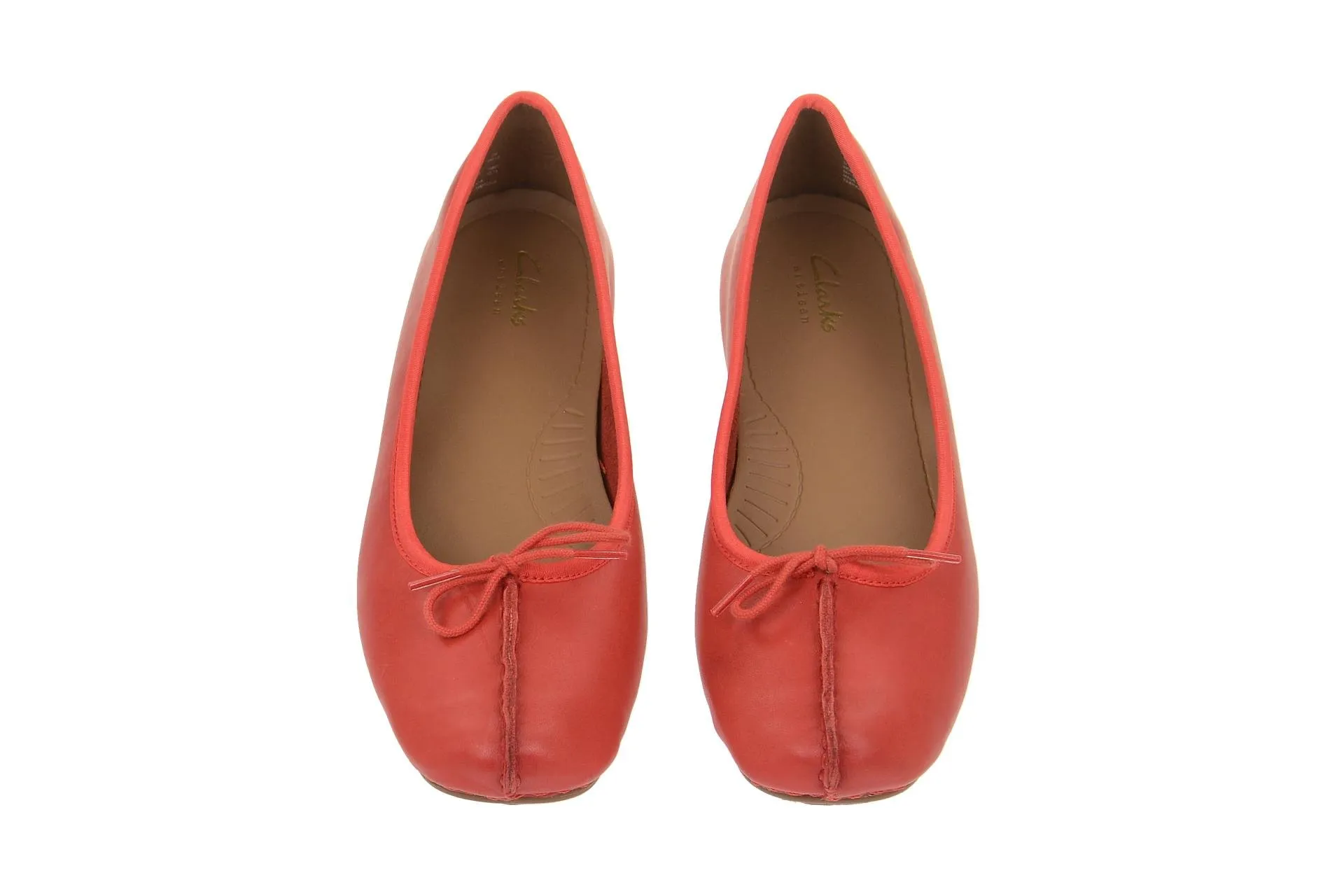 Clarks Freckle Ice Women's Ballerinas, Rosso Grenadine Lea, 37 EU - immagine 7