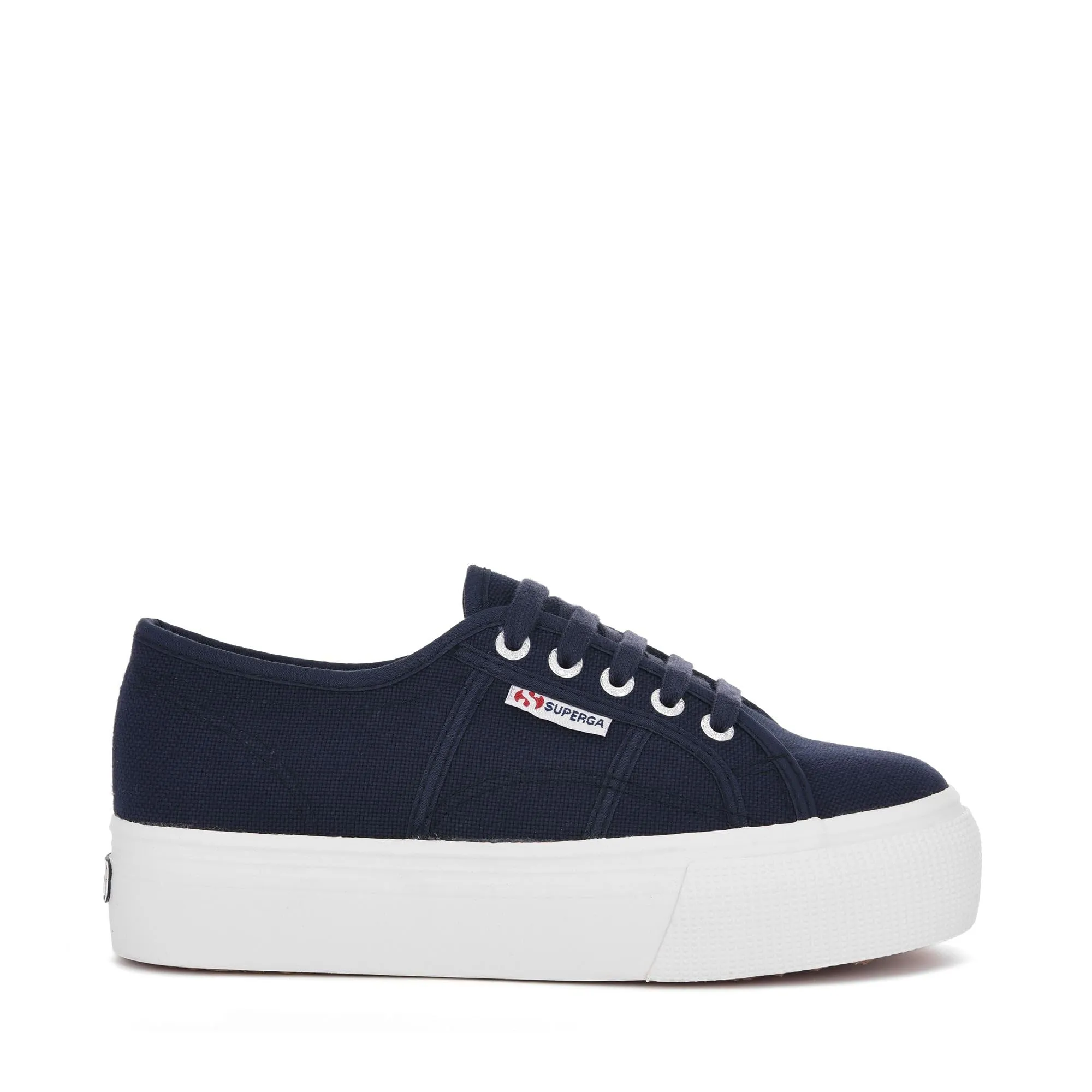 Superga 2790 Acotw Linea Up And Down Women's Low Top Sneakers, Navy Fwhite, 41 EU - immagine 2