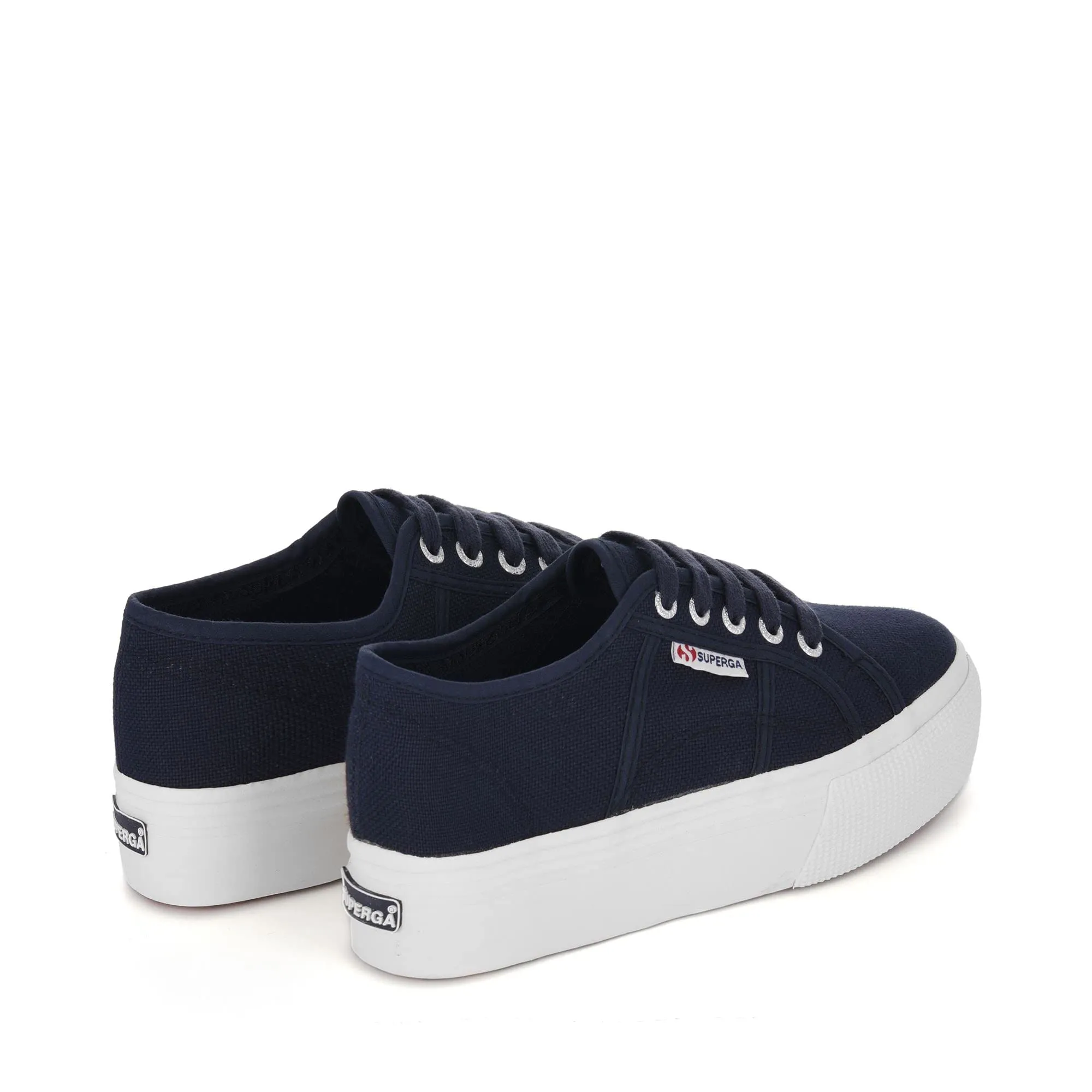 Superga 2790 Acotw Linea Up And Down Women's Low Top Sneakers, Navy Fwhite, 41 EU - immagine 5
