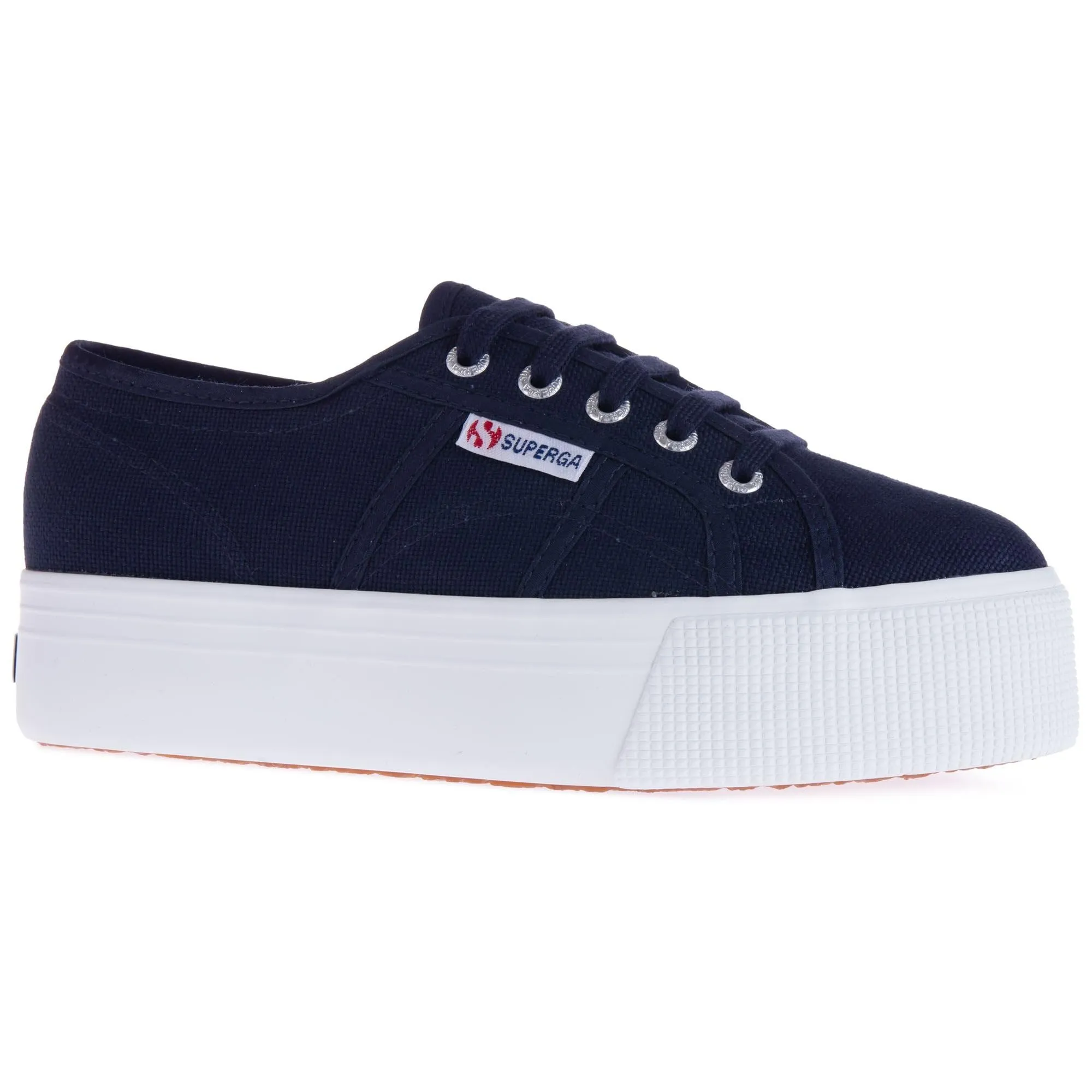 Superga 2790 Acotw Scarpe da Ginnastica Donna, Blu Navy Fwhite F43, 39 EU - immagine 4