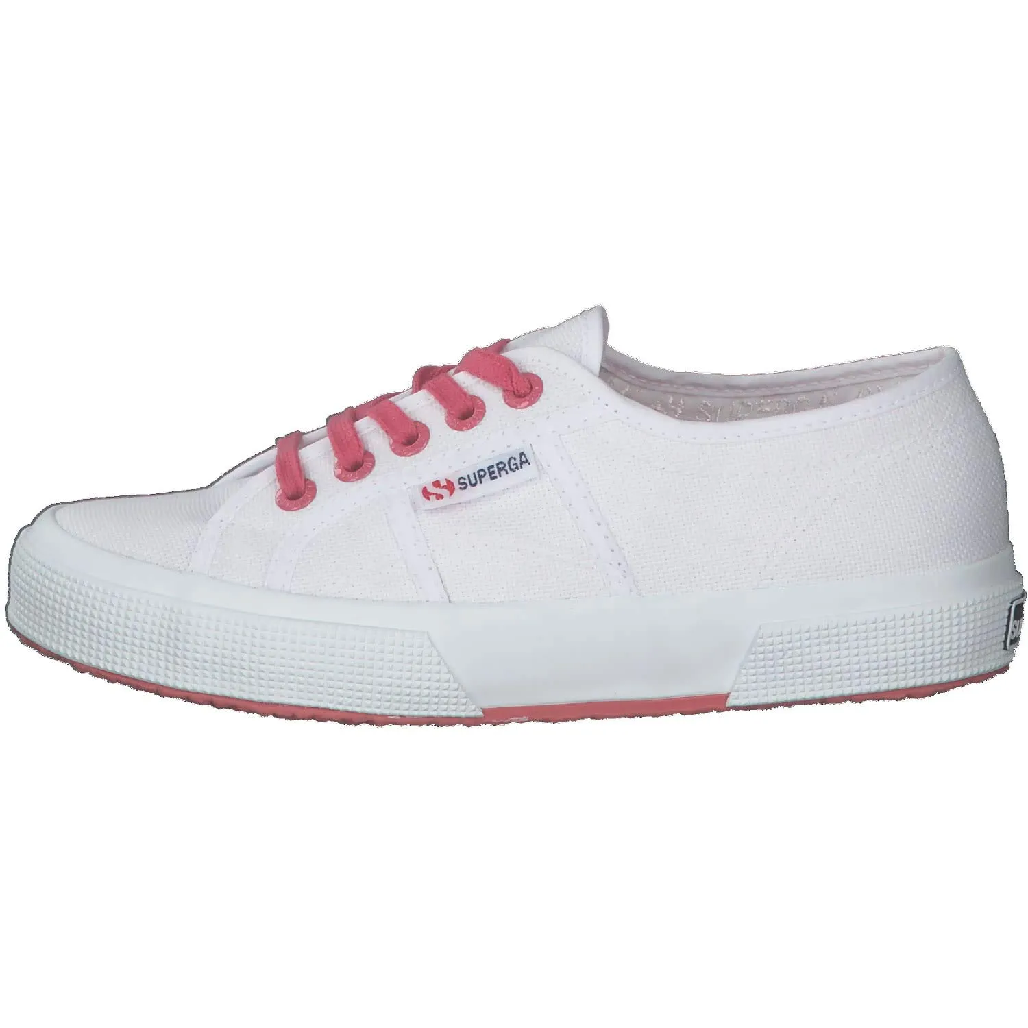 Superga 2750 COTCONTRASTU Unisex Sneakers, White/Pink Extase A0E, 35.5 EU - immagine 2