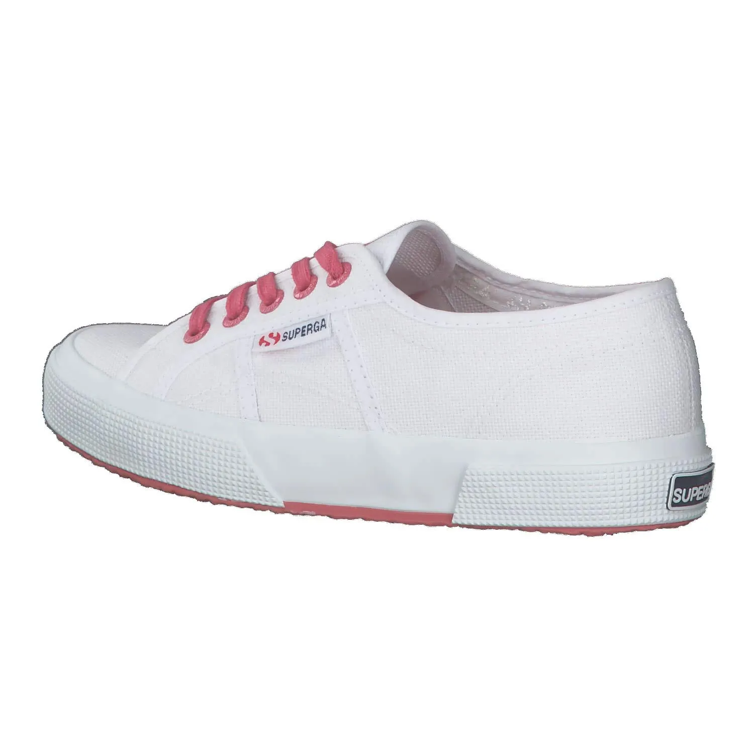 Superga 2750 COTCONTRASTU Unisex Sneakers, White/Pink Extase A0E, 35.5 EU - immagine 3