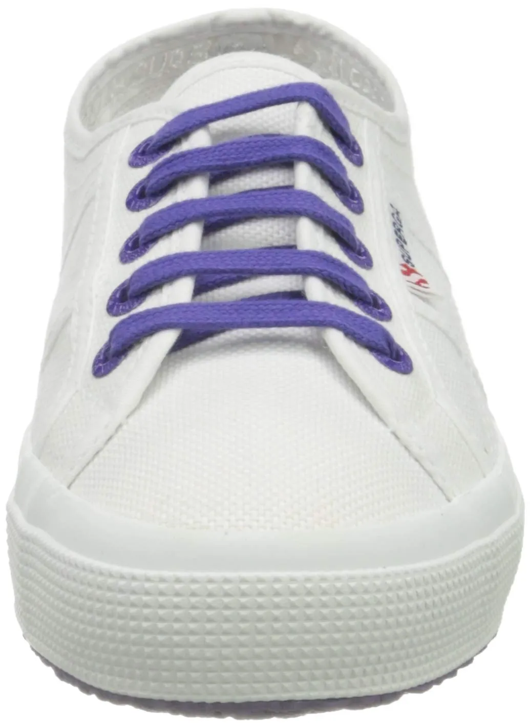 Superga 2750 COTCONTRASTU Unisex Adult Sneakers - White/Violet Purple A0B, 35 EU - immagine 2