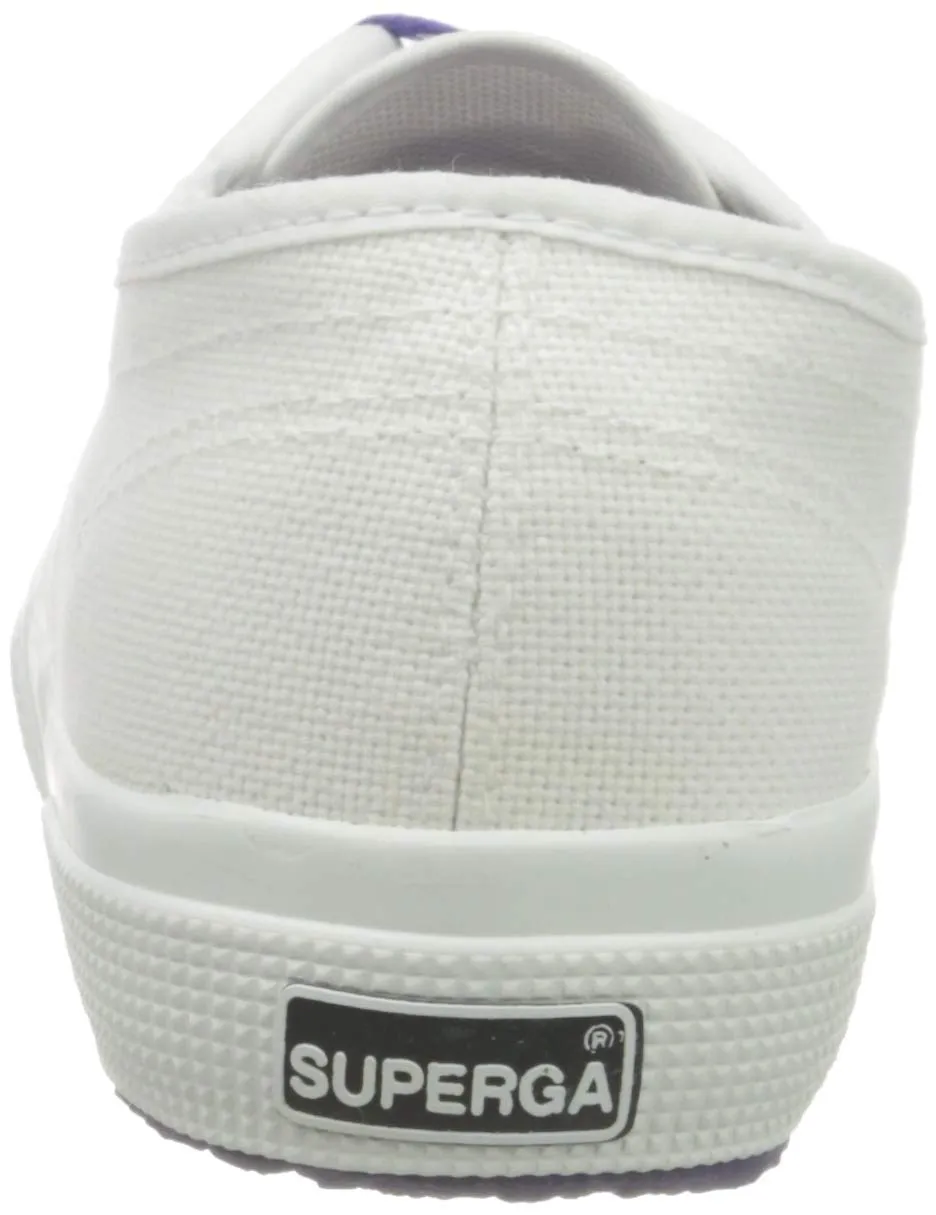 Superga 2750 COTCONTRASTU Unisex Adult Sneakers, White/Violet Purple A0B, 46 EU - immagine 3