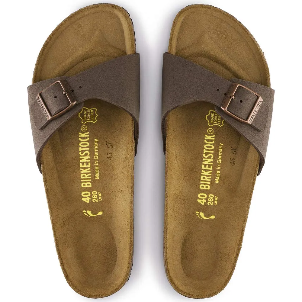 Birkenstock Madrid Birkibuc Sandalo Uomo, Mocca, EU 42 - immagine 6