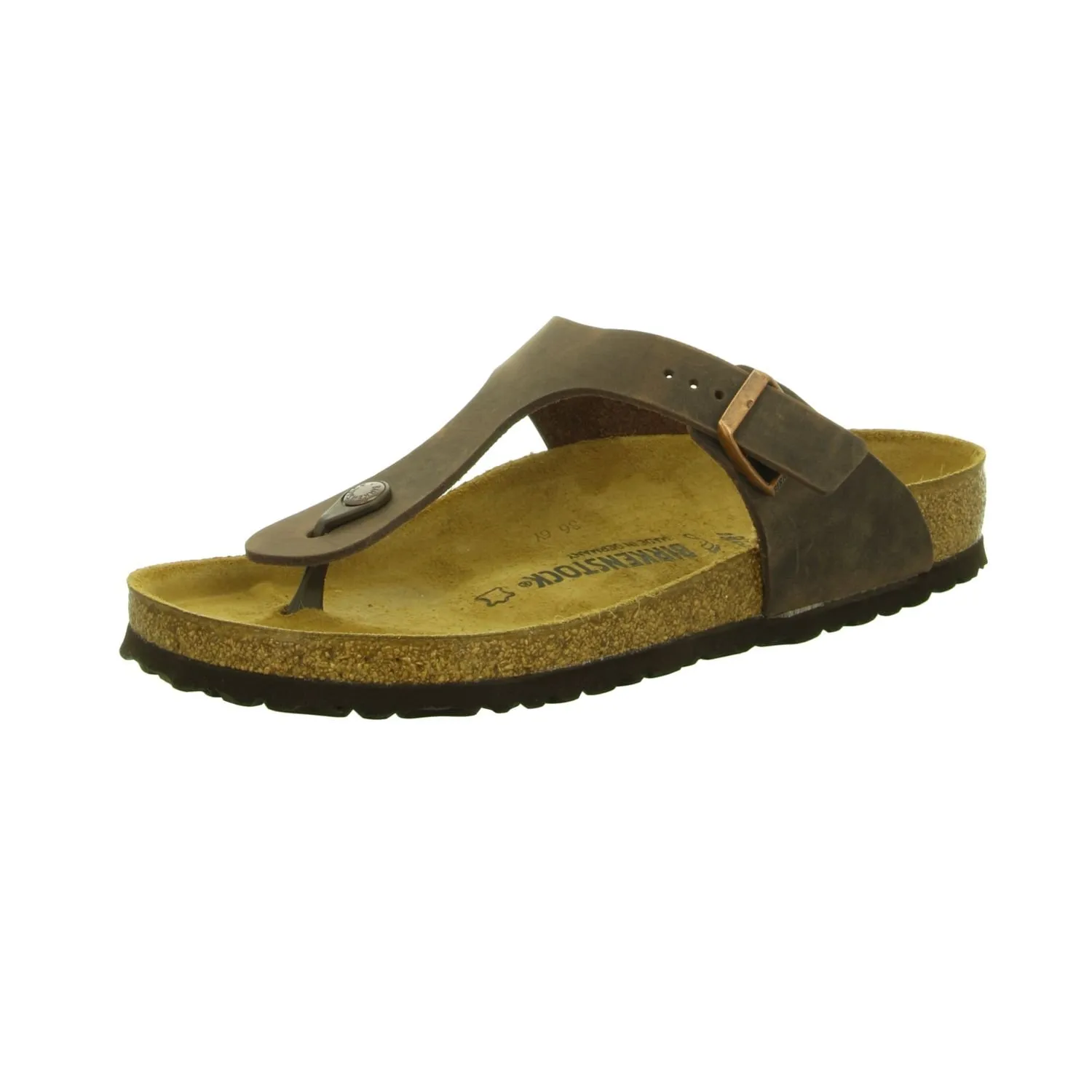 Birkenstock Gizeh Habana Oiled Leather Men's Sandals EU 44 743831 - immagine 5